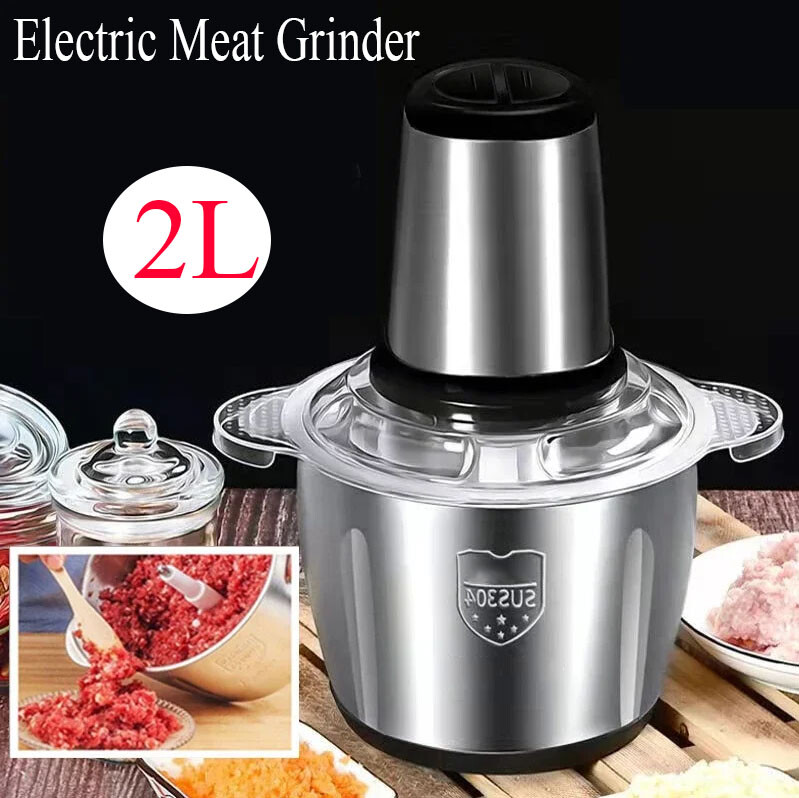 Electric Meat Grinder Mincer Mixer Kitchen Blender Mini Food Chopper Processor