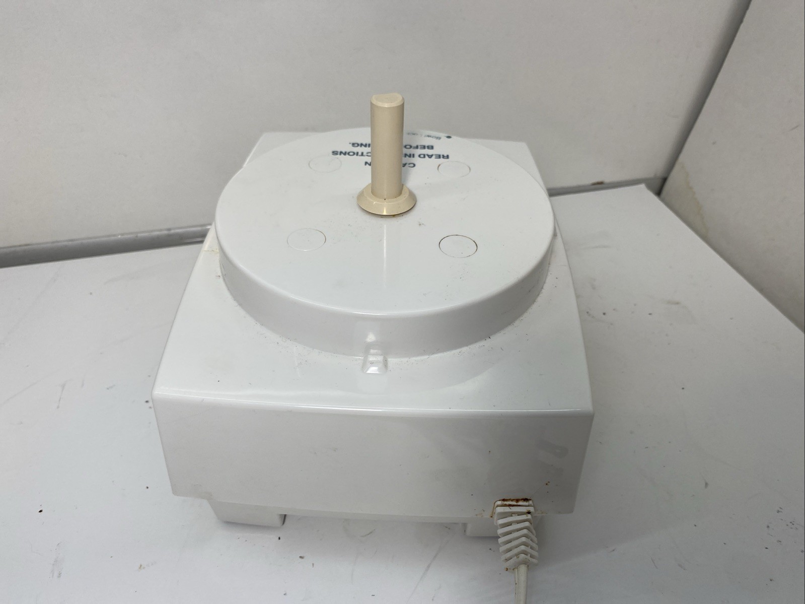 Cuisinart Pro Classic Food Processor White DLC-10S TX Motor Base Tested Working