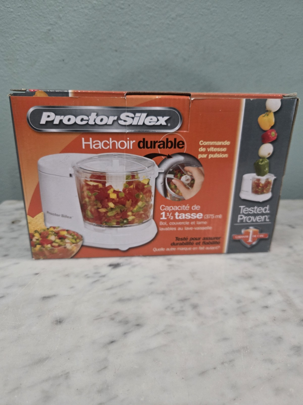 Proctor Silex 1.5 Cup Food Chopper – White 72500RY
