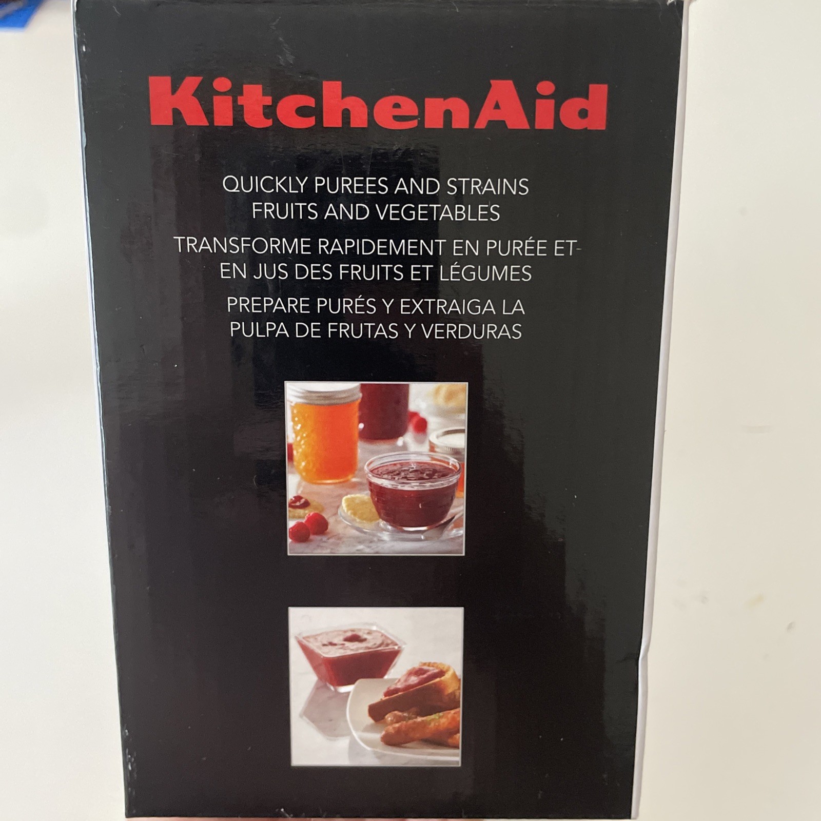 KitchenAid KSMFVSP Fruit and Vegetable Strainer – White NEW