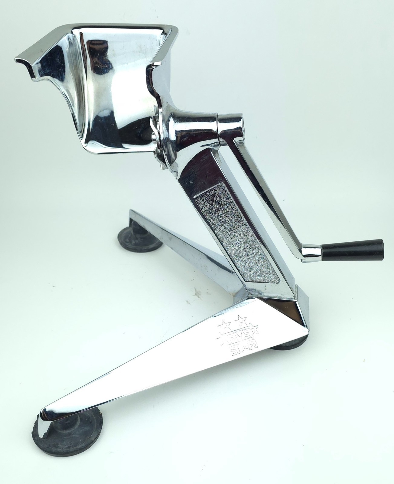 VTG Saladmaster Five Star Food Processor Slicer Grater Shredder w/ 4 Cones
