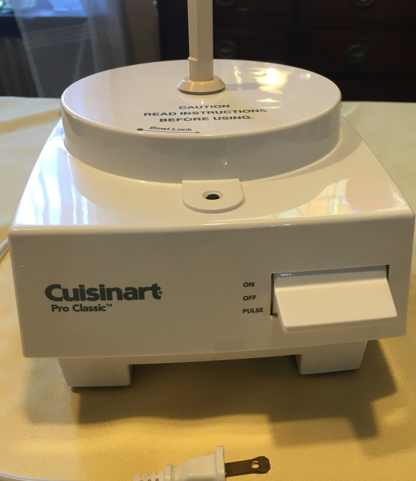 Cuisinart Pro Classic White DLC-10S TX Type 25 Food Processor Motor Base Tested