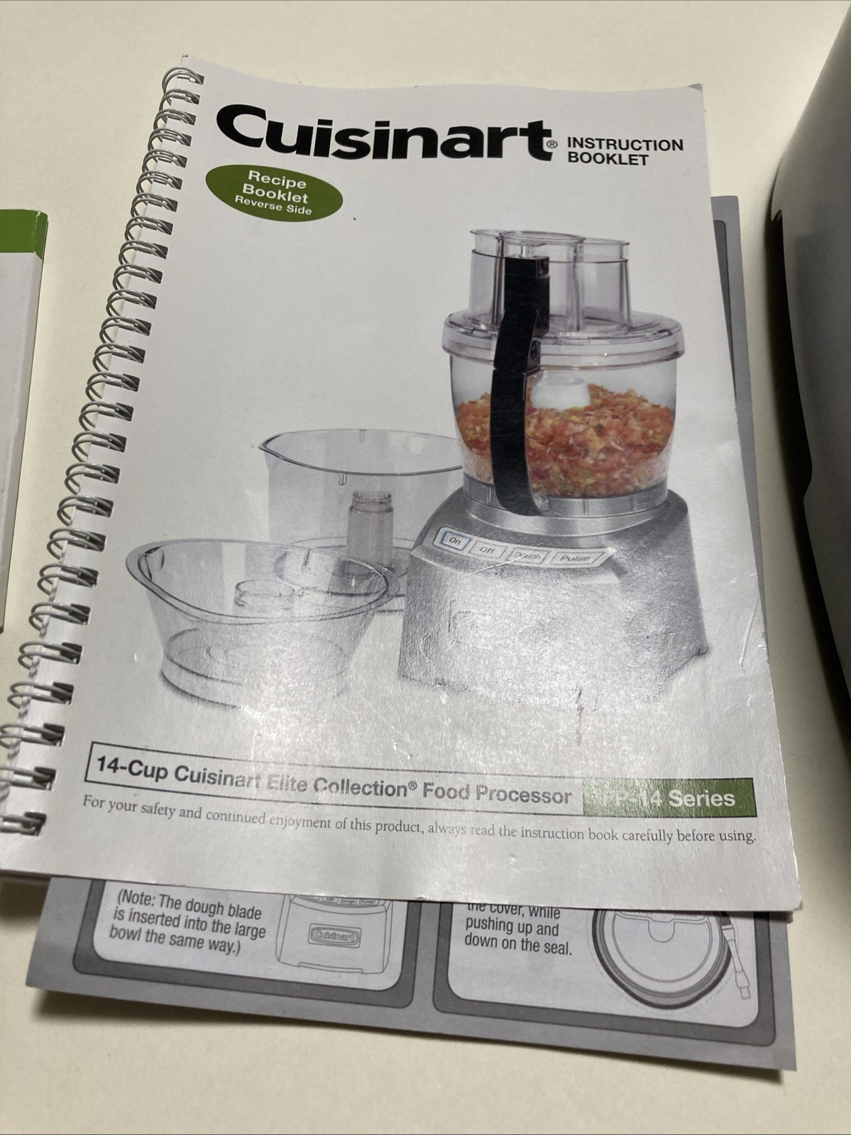 Cuisinart Food Processor 14 Cup Chrome Silver FP-14DC Motor Base Only -SEE VIDEO