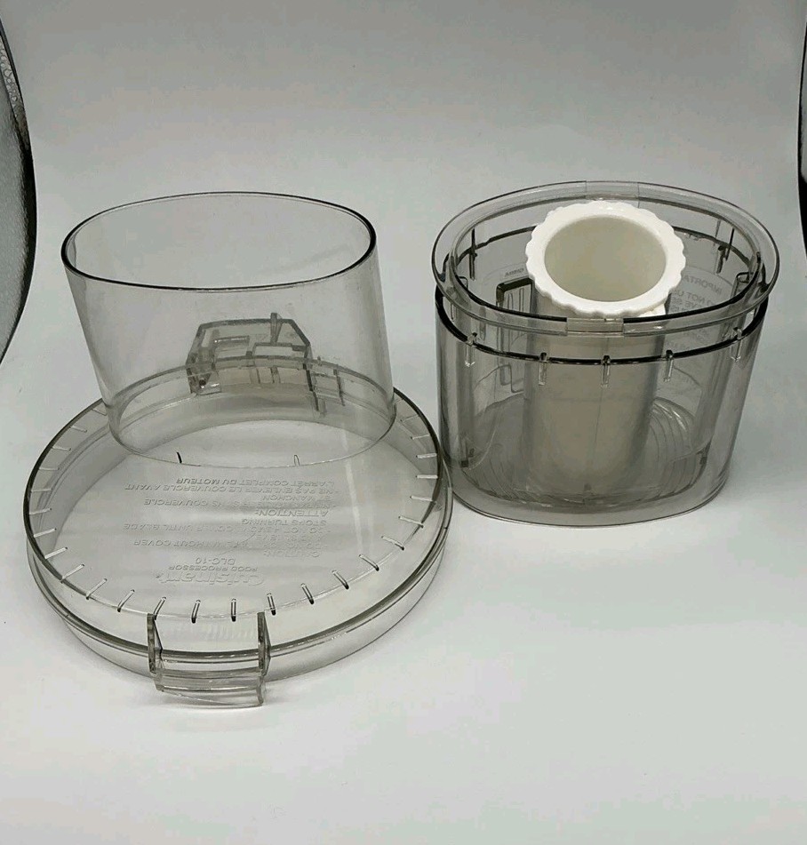 Cuisinart DLC-10 Food Processor Lid Chute Pusher Part DLC-117BGTX DLC-118BGTX