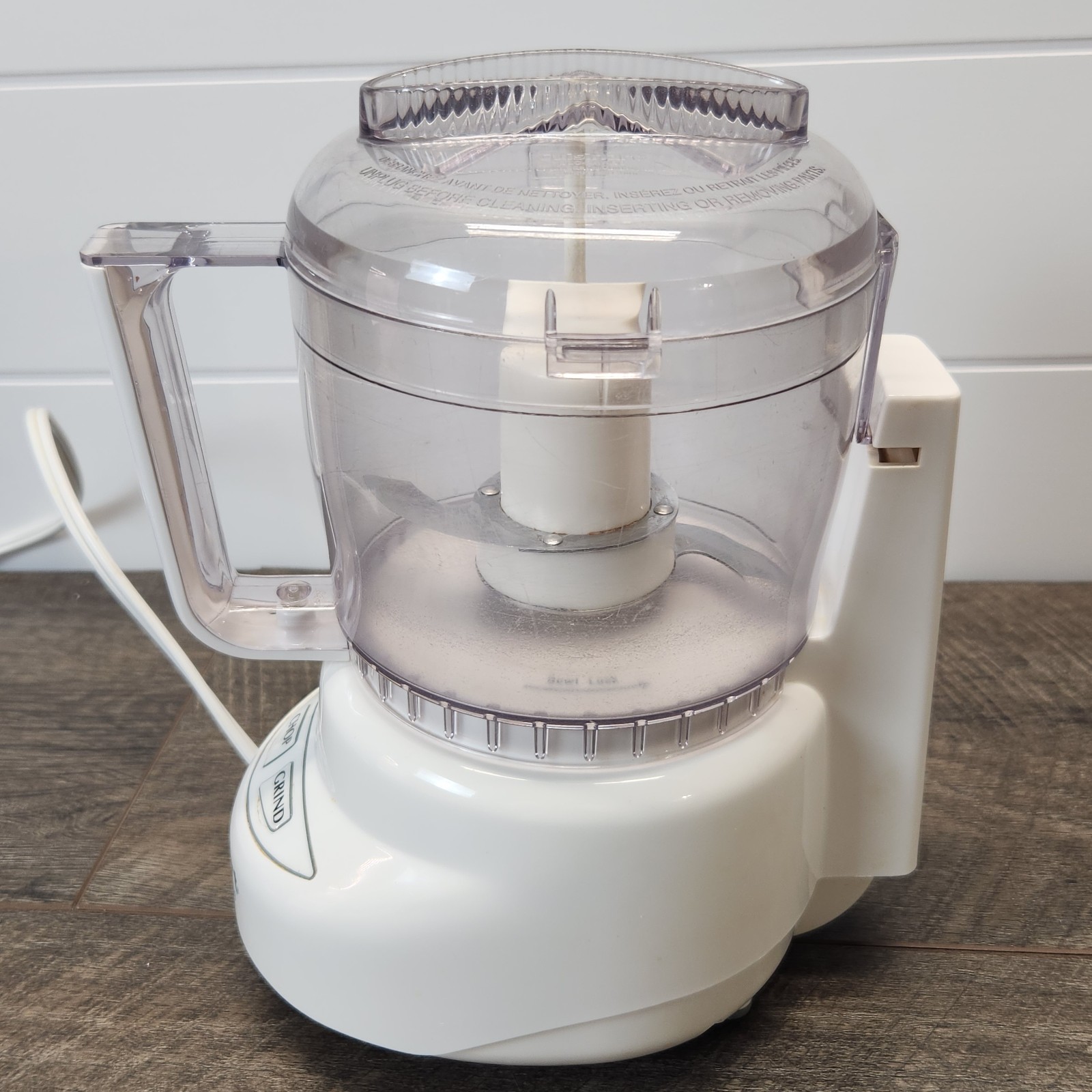 Cuisinart Mini-Prep Plus Food Processor 3 Cup White Tested Cleaned Model DLC2A