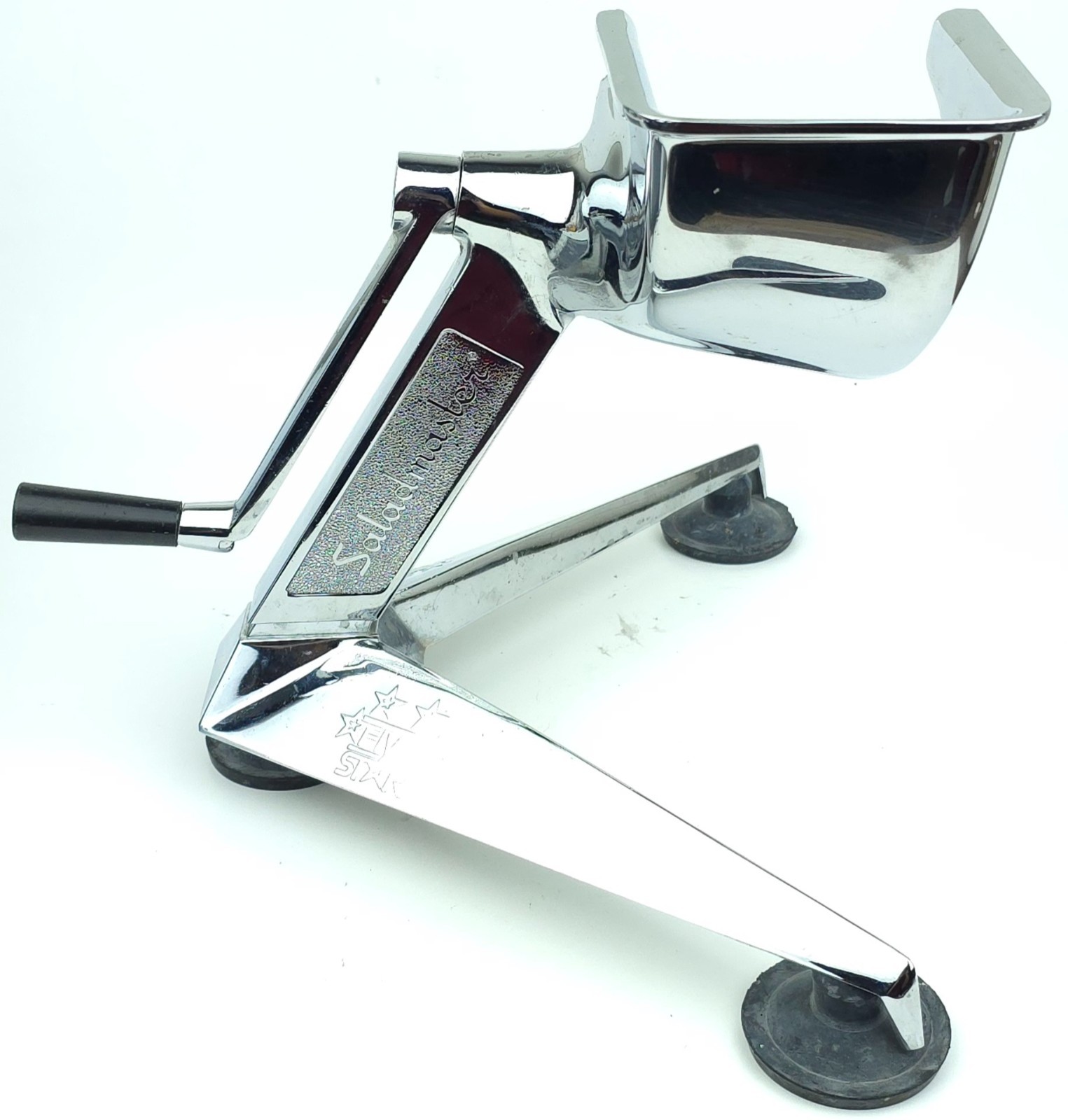VTG Saladmaster Five Star Food Processor Slicer Grater Shredder w/ 4 Cones