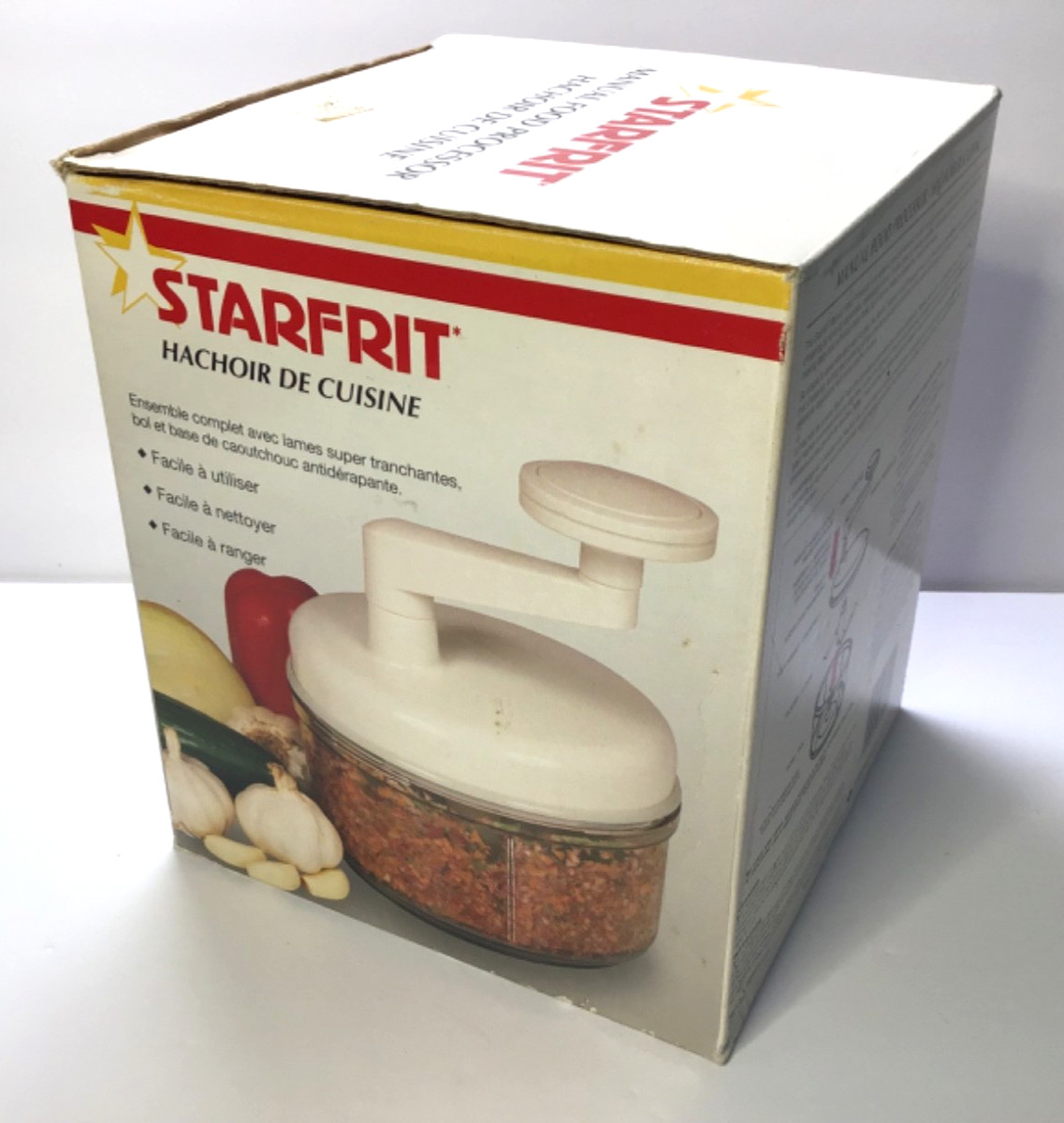 STARFRIT: MANUAL FOOD PROCESSOR – COMPACT FOOD PROCESSOR