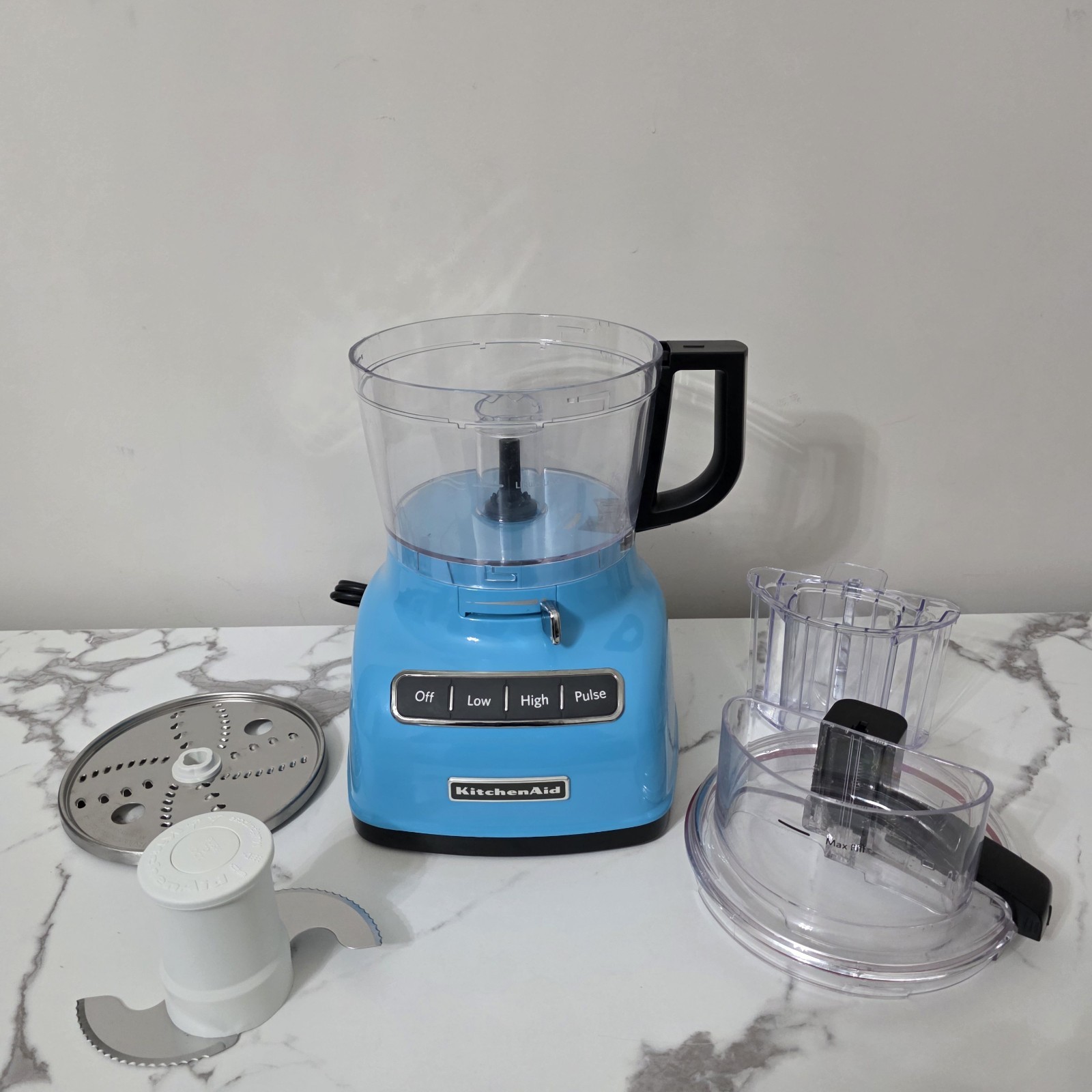 KitchenAid KFP0935Q Crystal Blue 9-Cup Food Processor