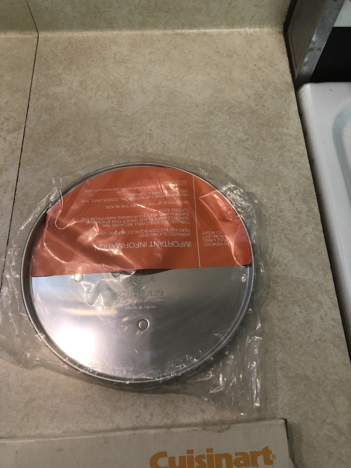 CUISINART DLC-036 NEW French Fry Cut Disc Fruit Veggies French Fry 6MM UseDLC-7