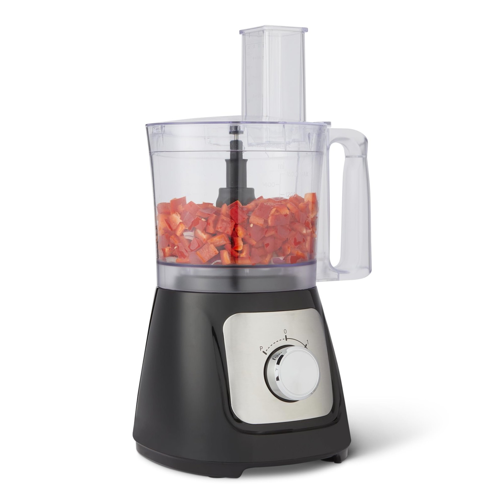 Retailer Basics Food Processor And Vegetable Chopper 10 Cup Bowl 2-Speed 500 Wat