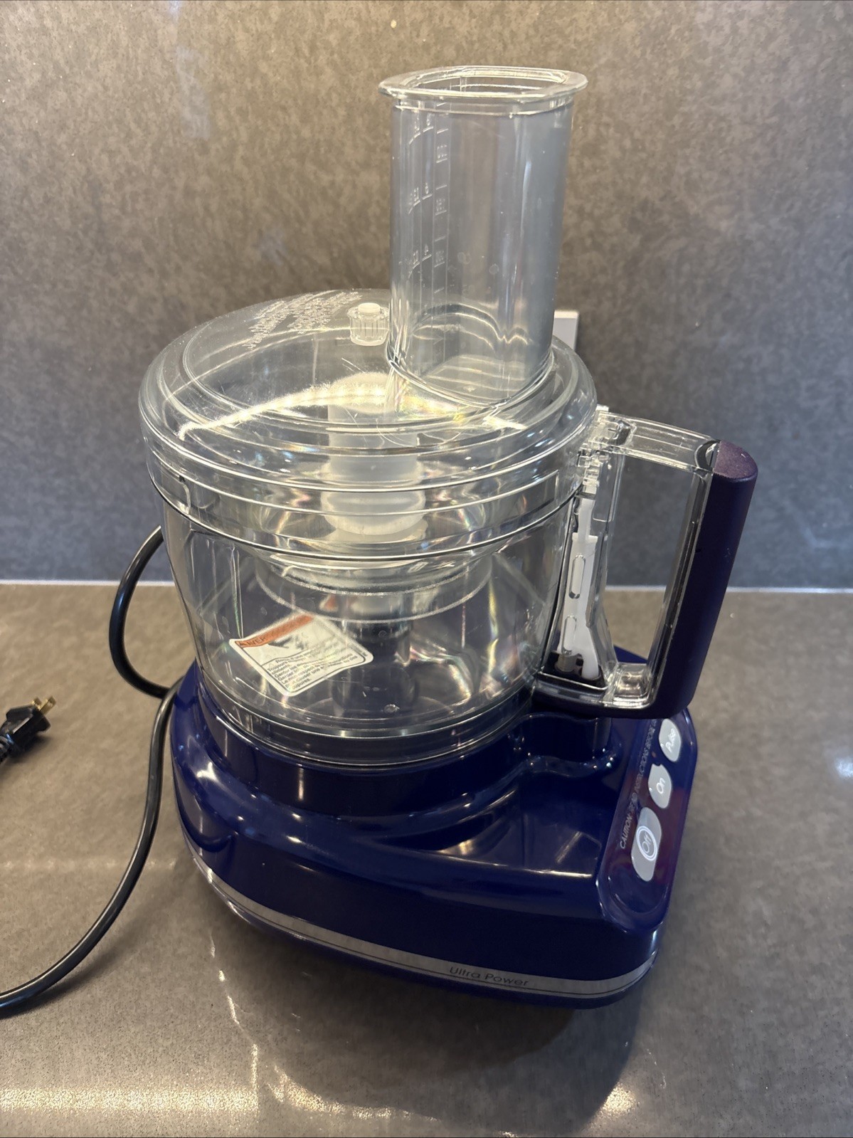 KitchenAid 4KFP600 11-Cup Food Processor Blue – Made in France W/ Nesting Bowl