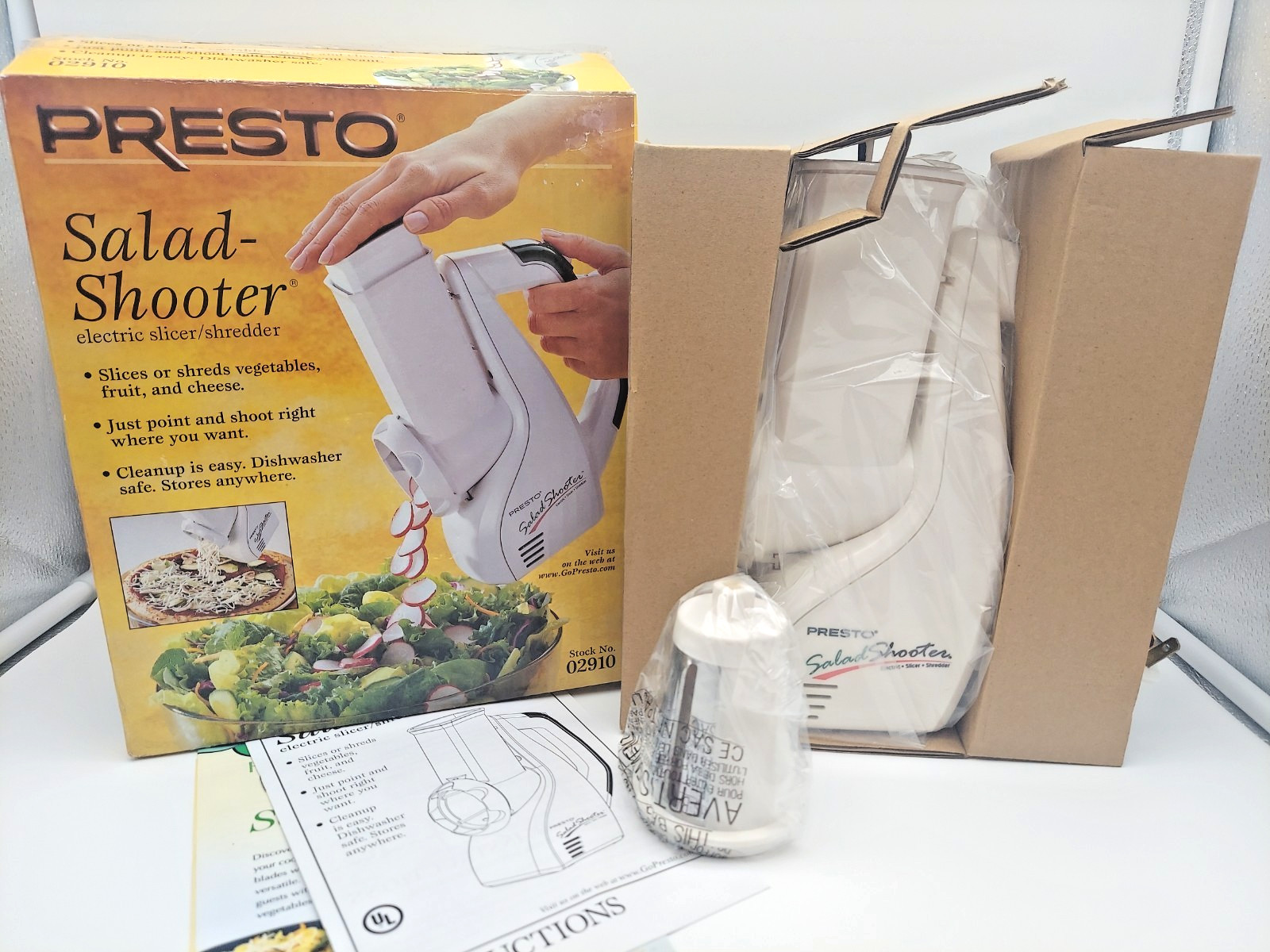 Presto Electric Salad Shooter, New in Open Box, Corded, 2006
