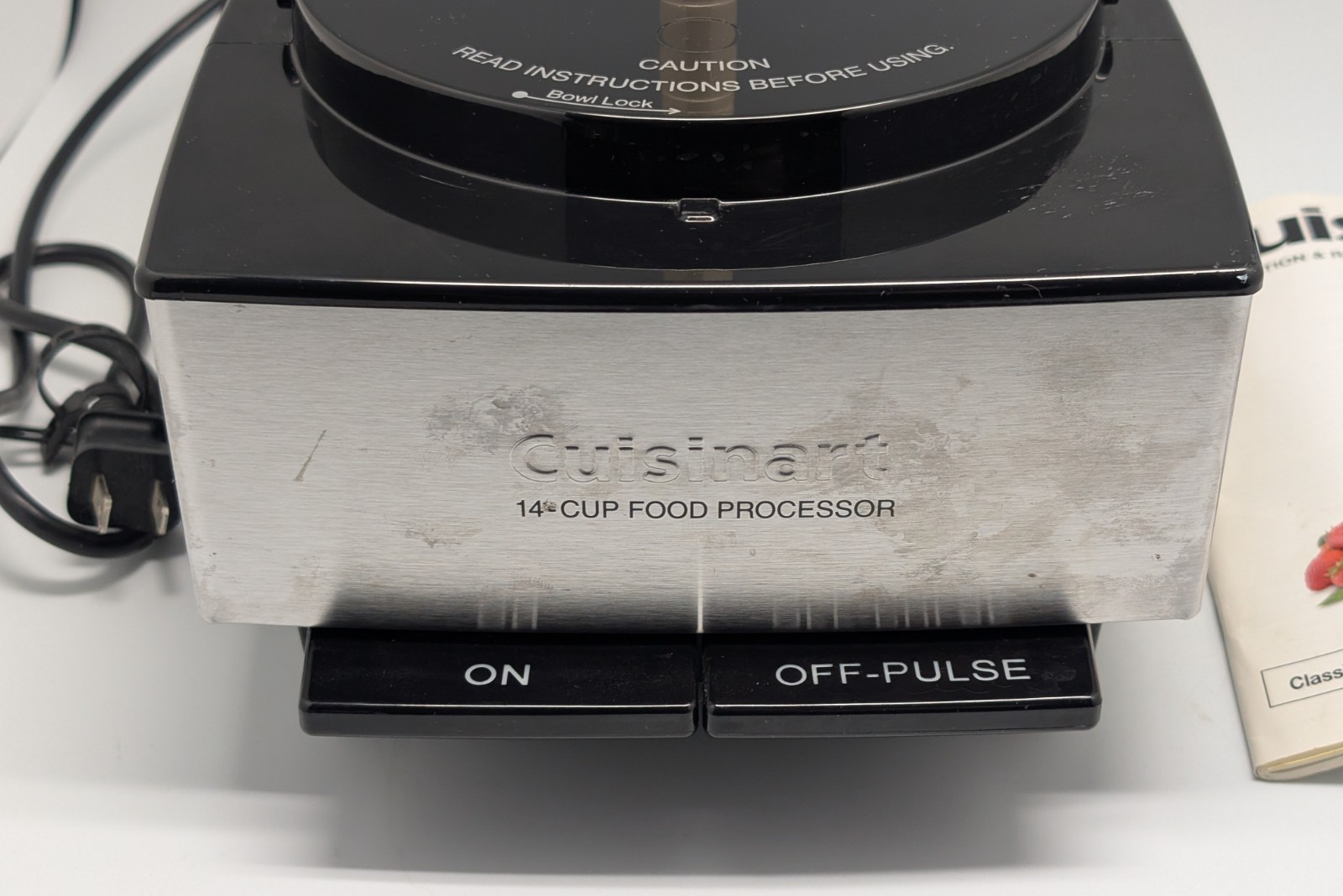 Cuisinart Custom 14 Cup Food Processor DFP-14BCN Motor Base Only w/ Manual