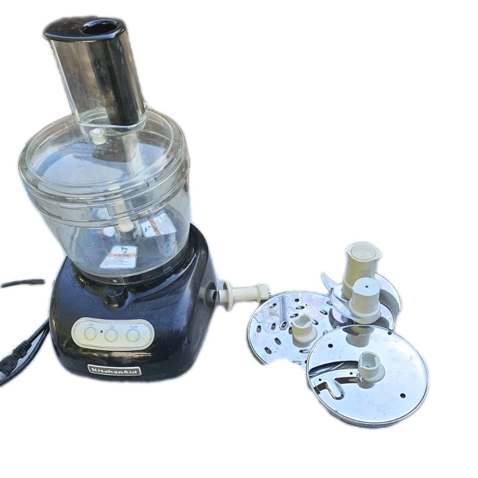 KitchenAid Food Processor KFP750OB1 Accessories Black 120v AC Cookware Set