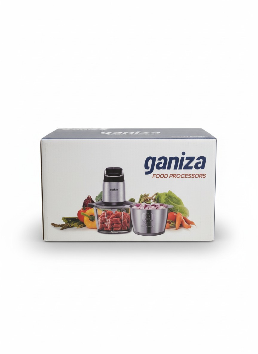 Ganiza 3-in-1 Chopper, Blender, and Grinder w/ Dual Bowls 🔥 Food Processor