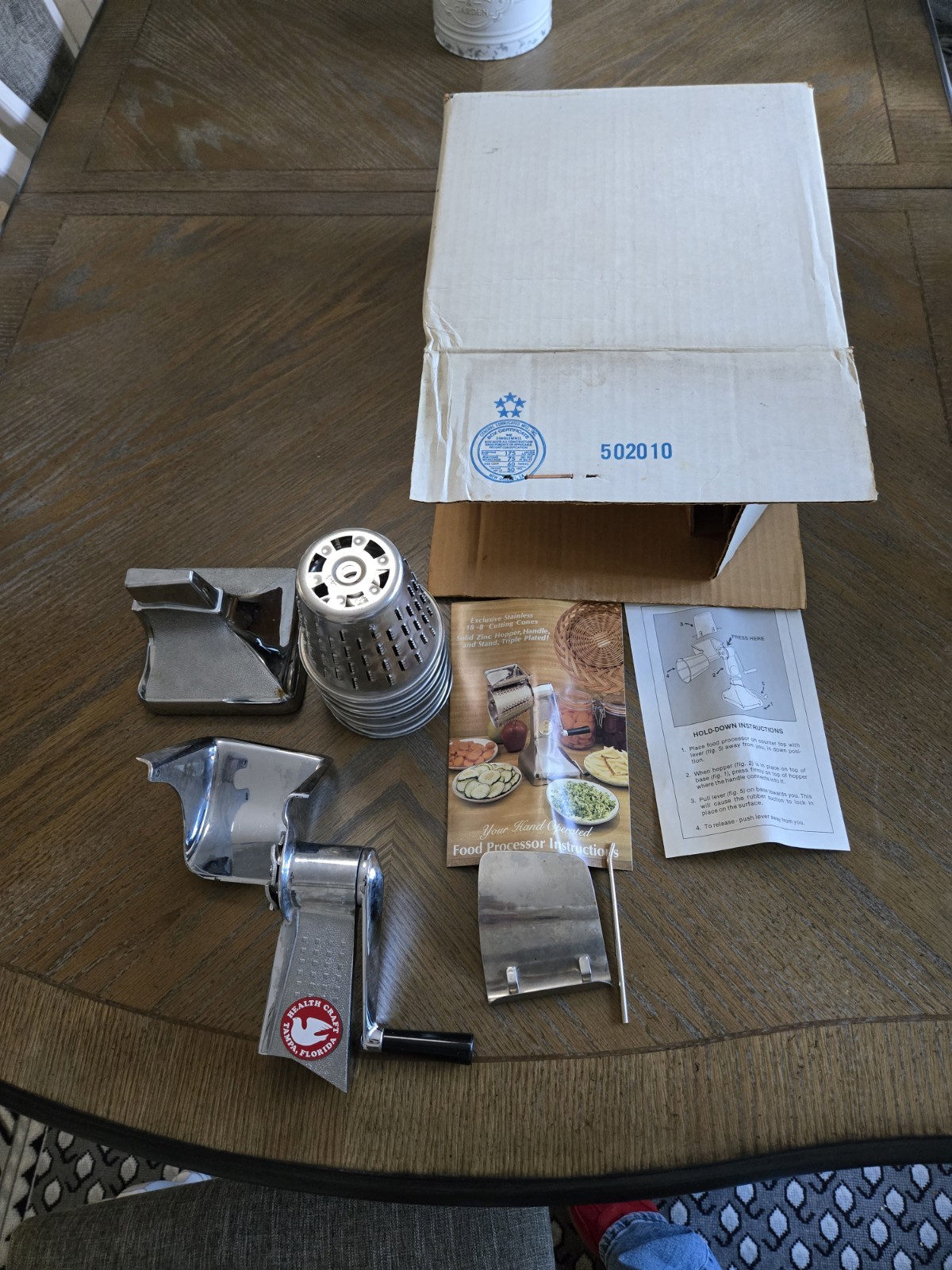 Health Craft Food Processor Chopper Shredder 5 Blades slicer