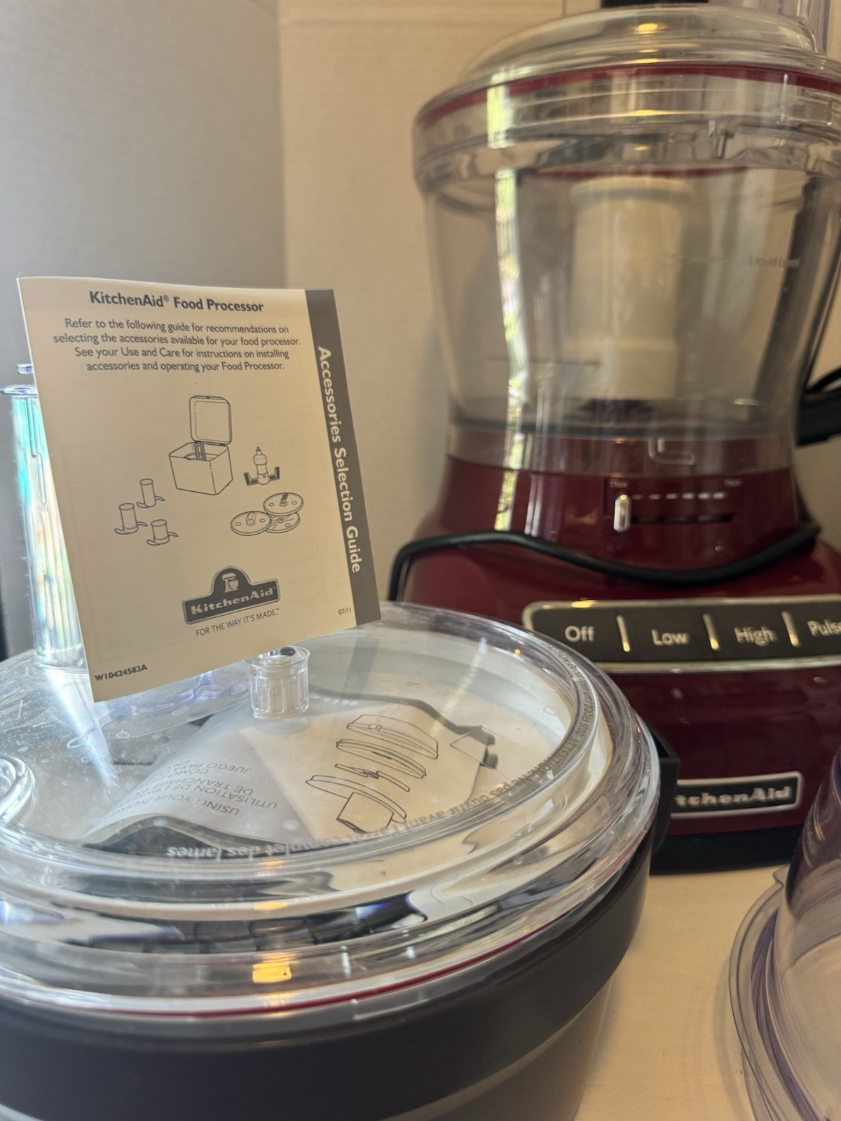 KitchenAid 13-Cup Food Processor – Red (KFP1318ER)
