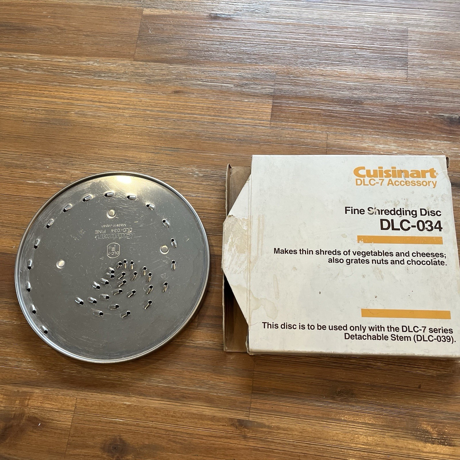 Cuisinart DLC-034 Fine Shredding Disc Blade Compatible with DLC-7 Food Processor