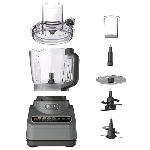 Ninja 1000 Peak Watt 9 Cup Food Processor with Auto iQ Technology Silver