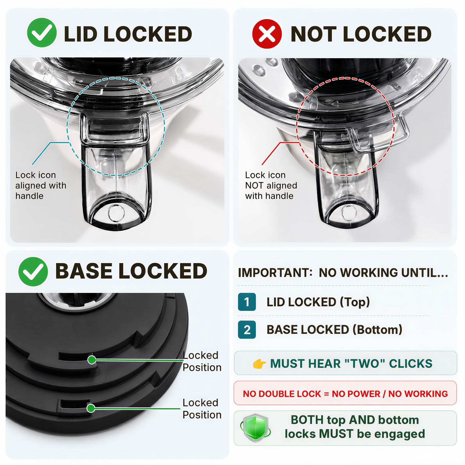 OLIXIS Food Processor 10.5 Cups 600W Powerful Food processors 5 Blades