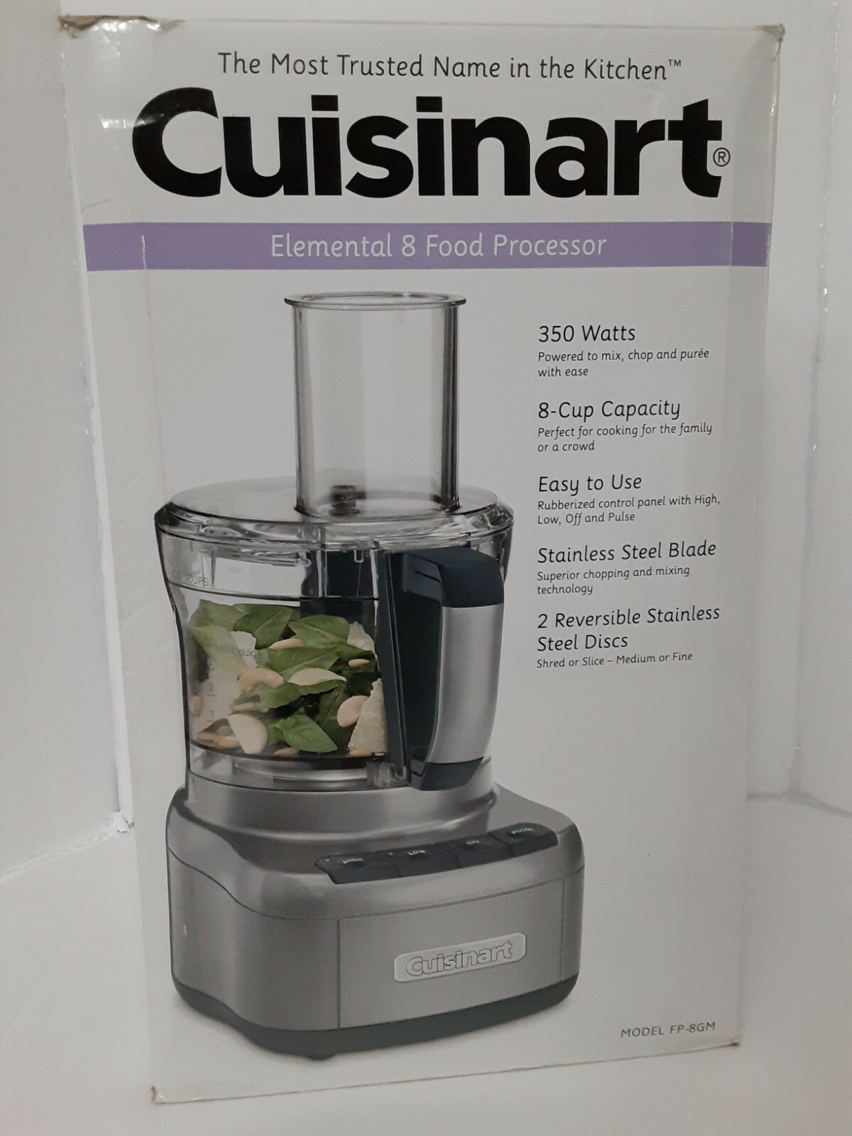 Cuisinart FP-8GMP1 Elemental 8-Cup Food Processor – Gunmetal