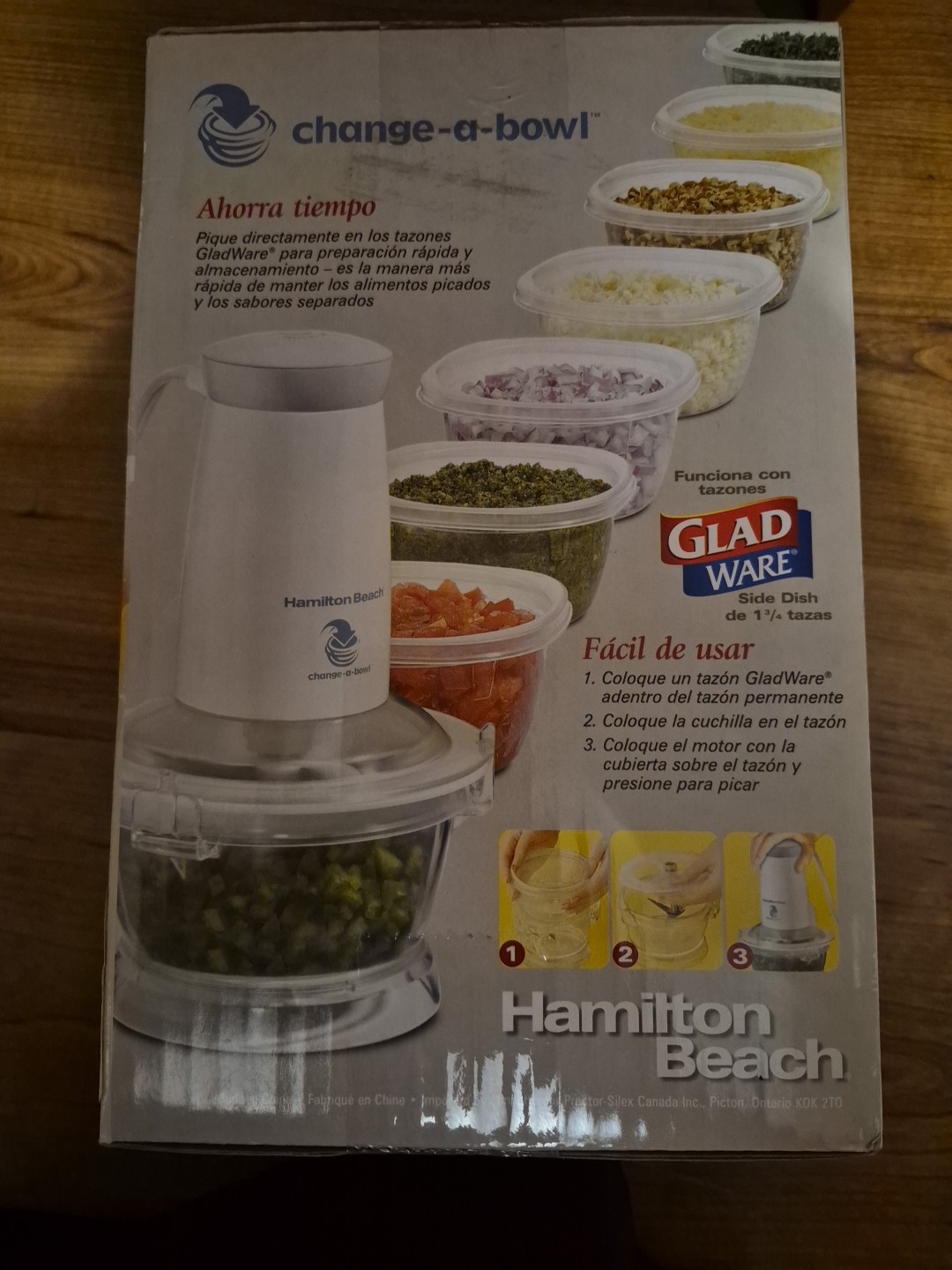 HAMILTON BEACH CHANGE A BOWL SLICER SHREDDER 70800 NEW SEALED
