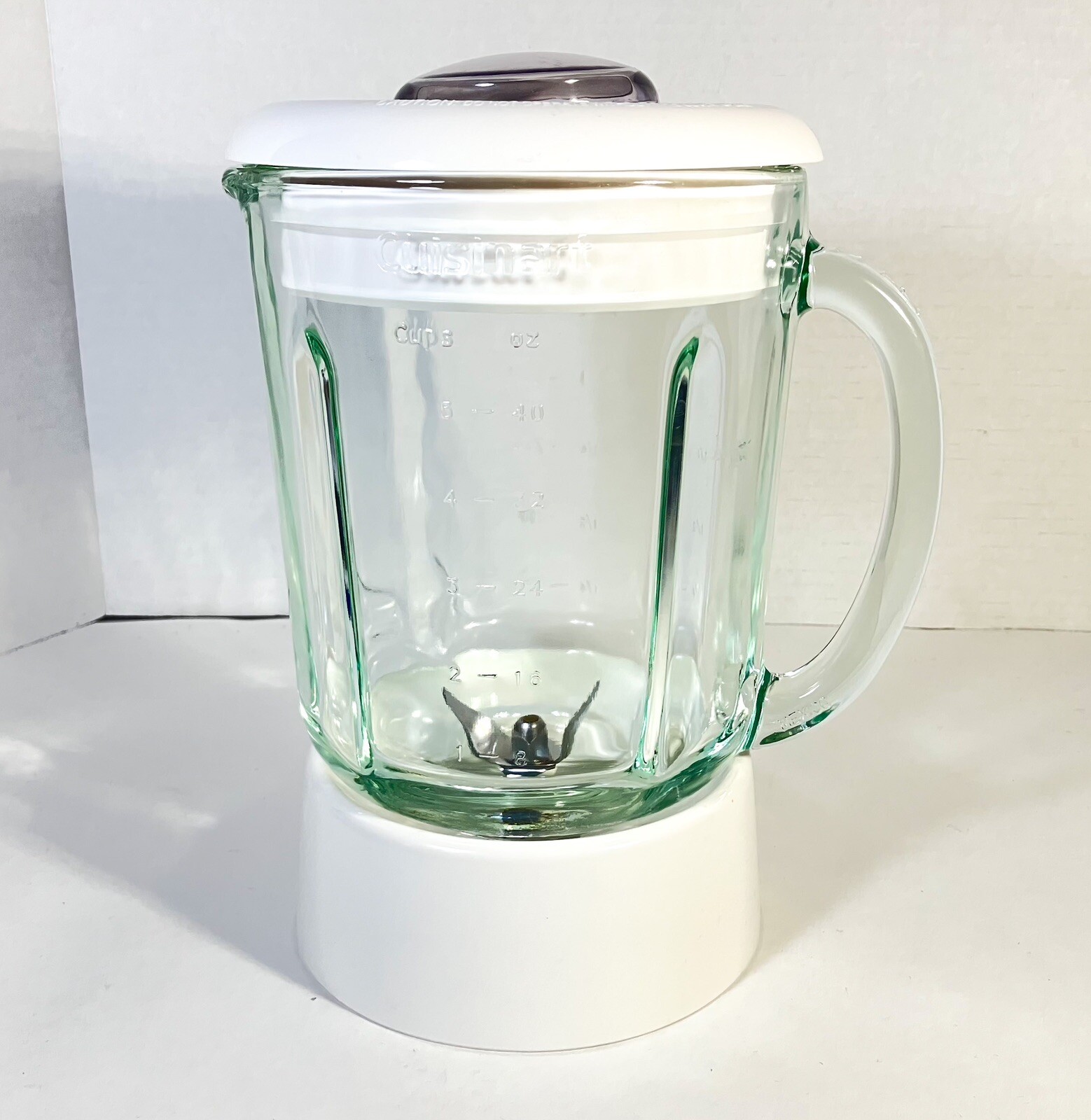 Cuisinart Smart Power Duet Processor Blender Glass Pitcher & Blade BFP-703 White