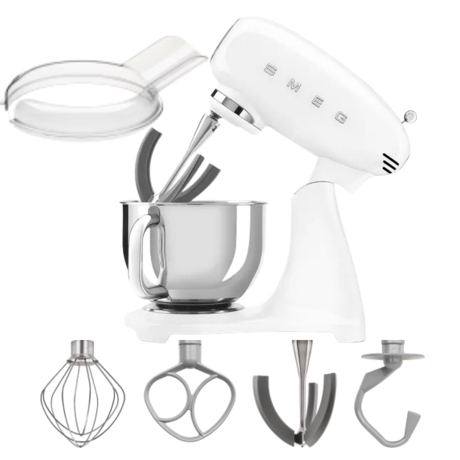 SMEG SMF03WHEU Food Processor 50s Style White Full Color Italian Design Best