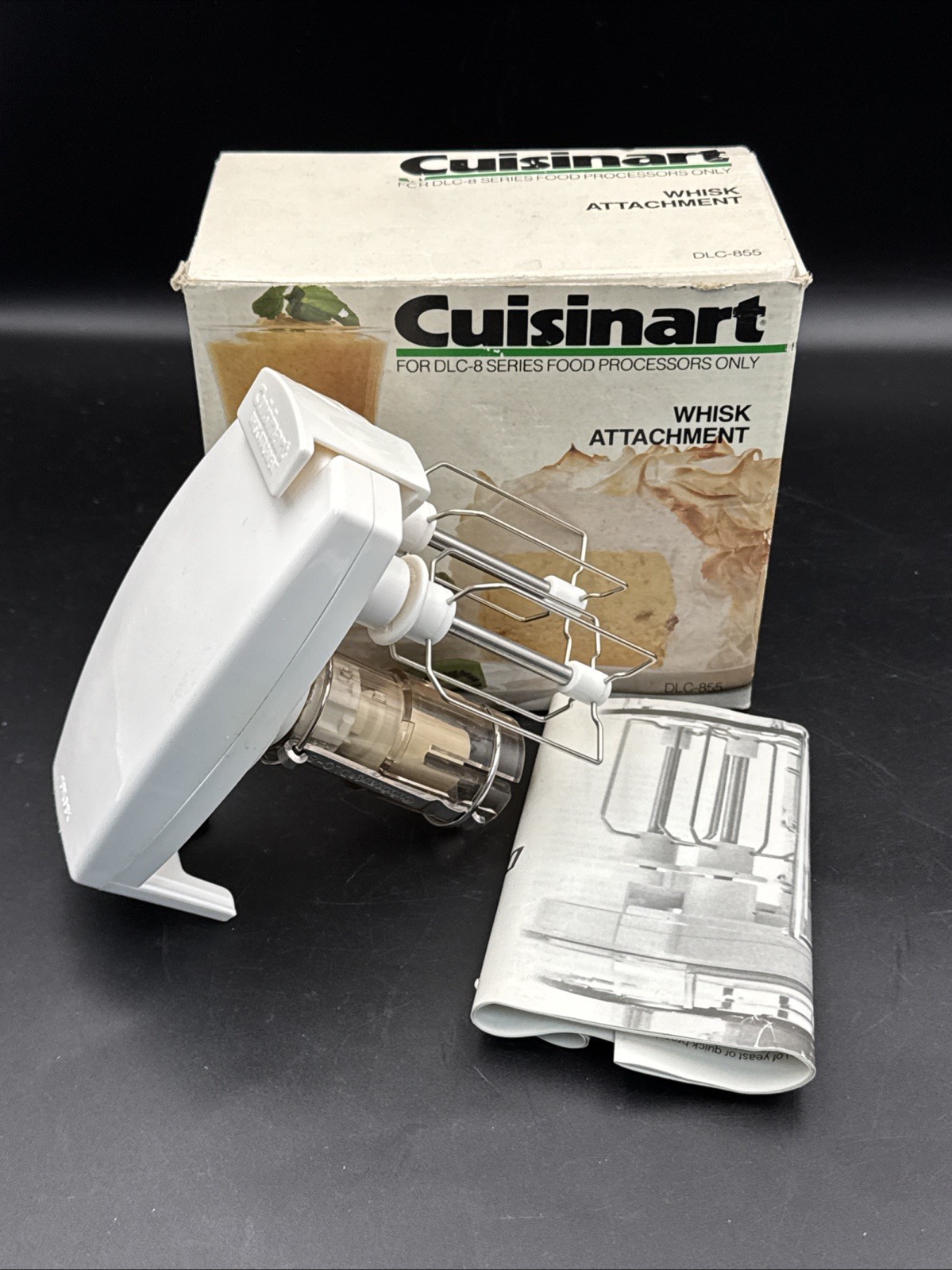 Cuisinart Whisk Attachment DLC-855 Custom 11 DLC-8 Food Processors Made in Japan