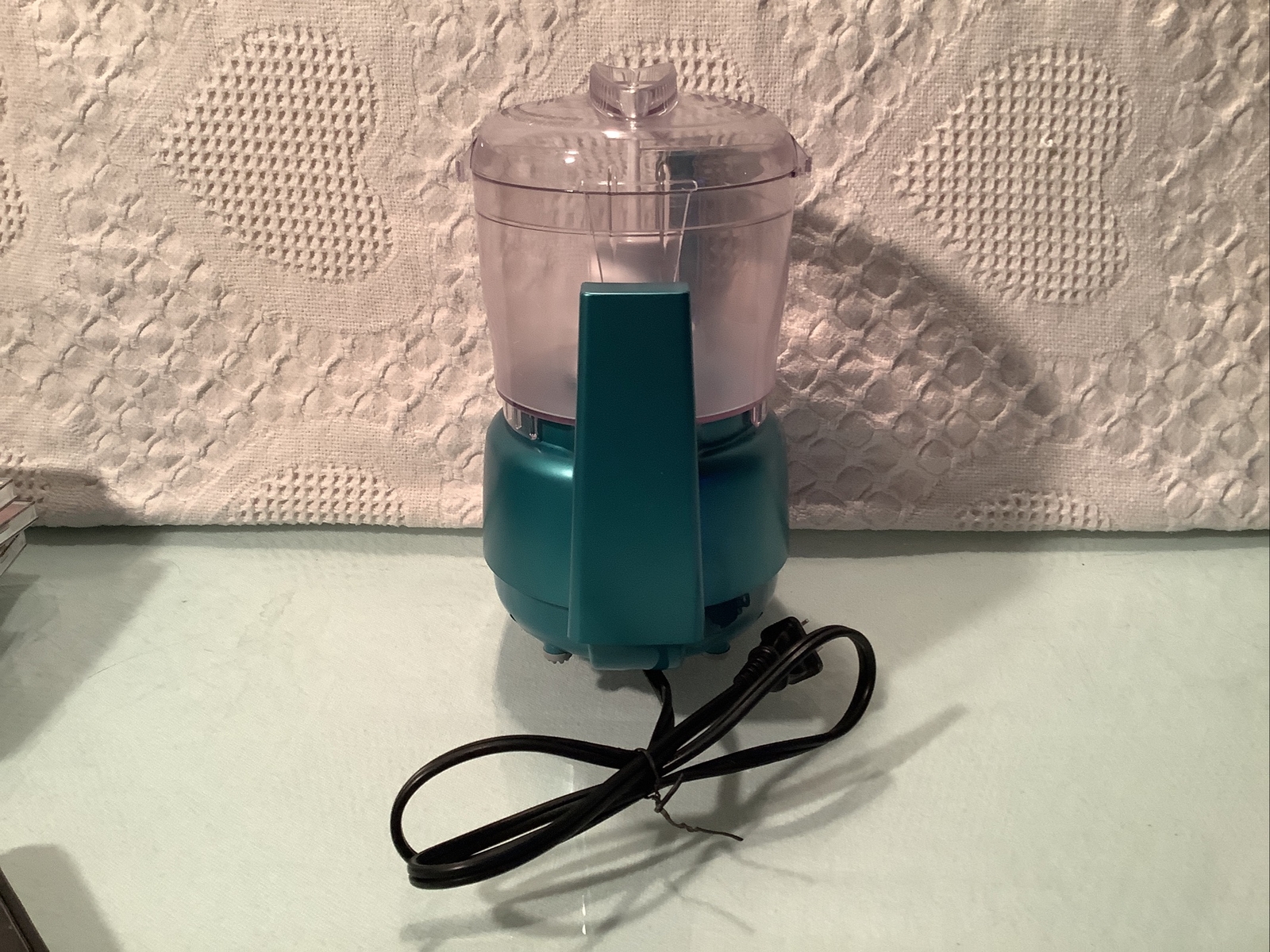 Cuisinart Mini Prep Plus Turquoise Aqua Blue 4 Cups DCL- 2A
