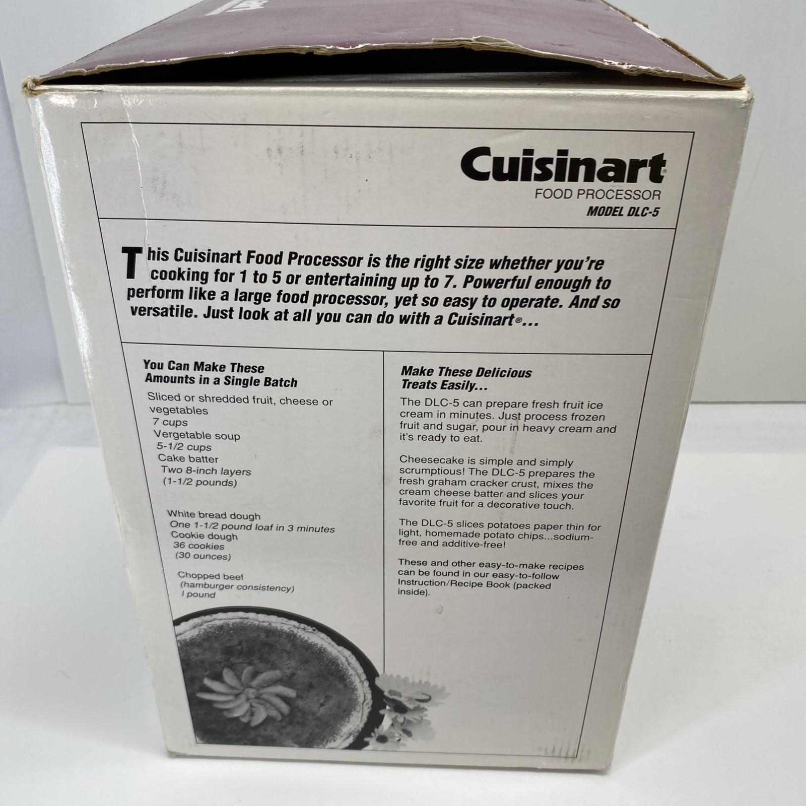 Cuisinart DLC-5 Food Processor Slices Chops Shreds Works See Description