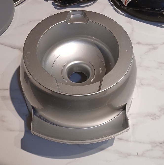 Bullet Express Food Processor Silver/Black w Bowl Lid Pusher Slicing Disc