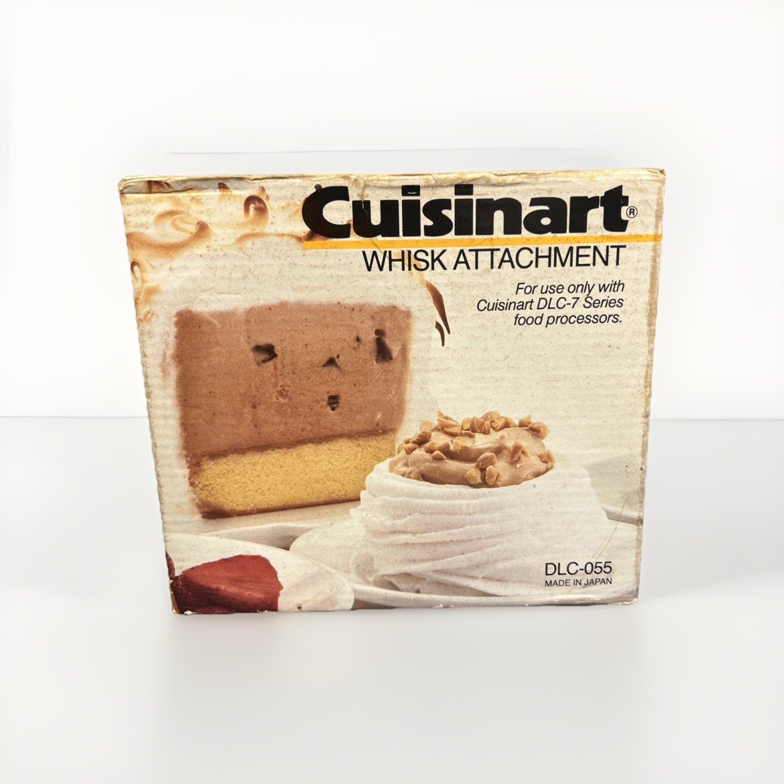 Cuisinart Whisk Attachment DLC-055 For DLC-7 Series Food Processors W/ Manual