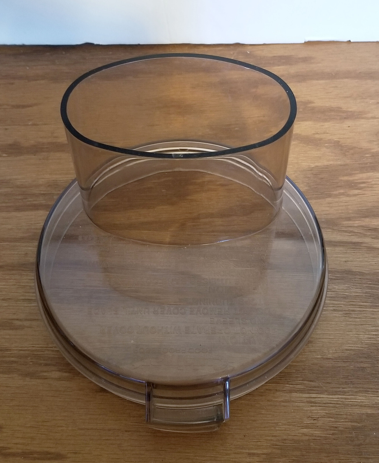 Cuisinart DLC-10E Food Processor Replacement WORK BOWL LID / COVER – Amber Color