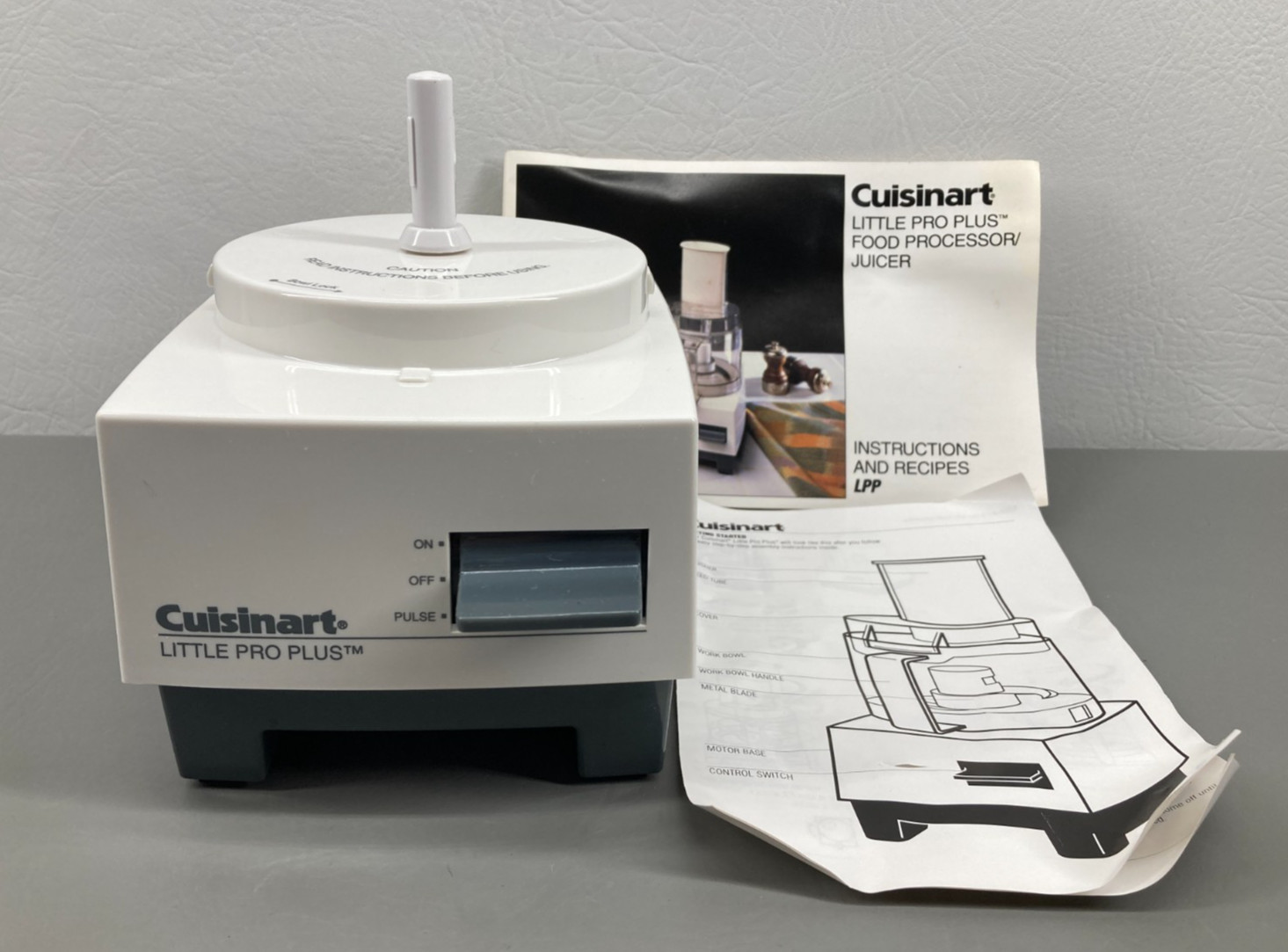 Cuisinart Little Pro Plus Food Processor Replacement Part Motor Base Tested