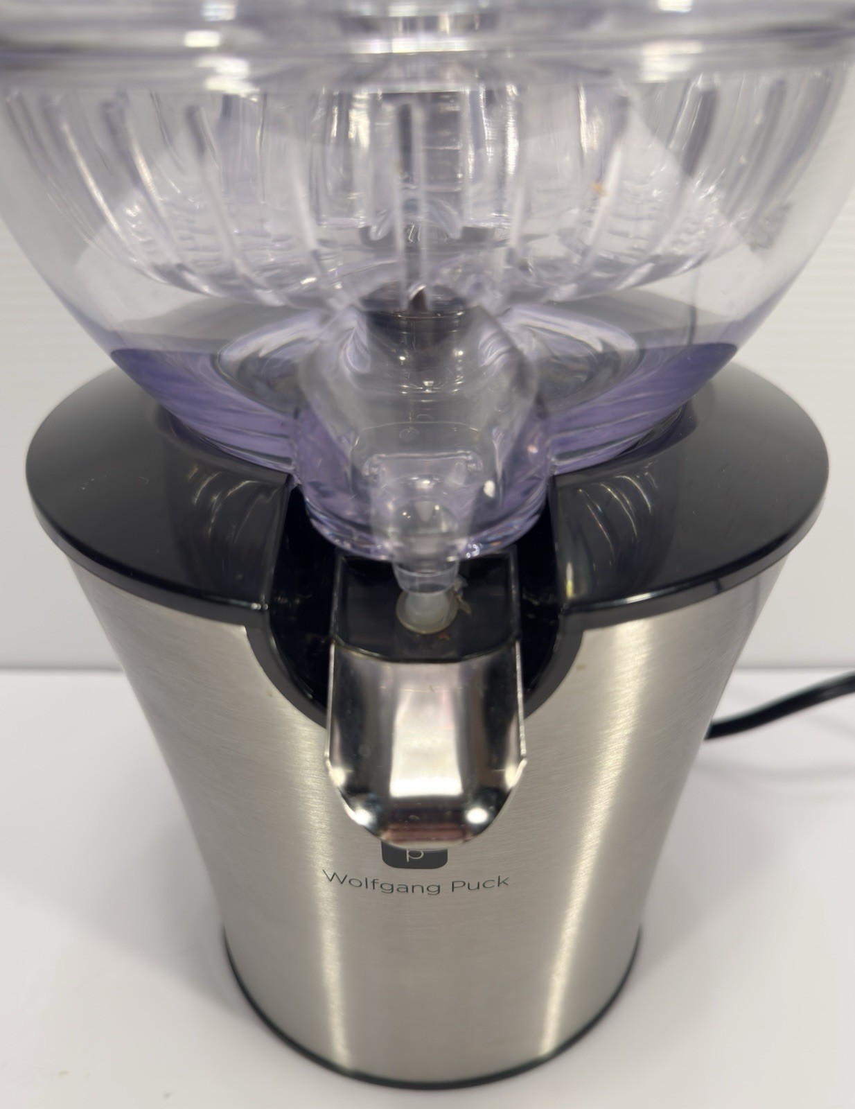 Wolfgang Puck Stainless Steel Electric Citrus Juicer