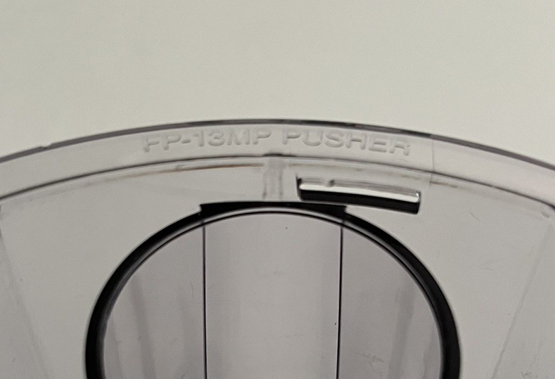 Cuisinart Food Processor Replacement Parts: Cover, Large & Medium Pusher (FP-13)