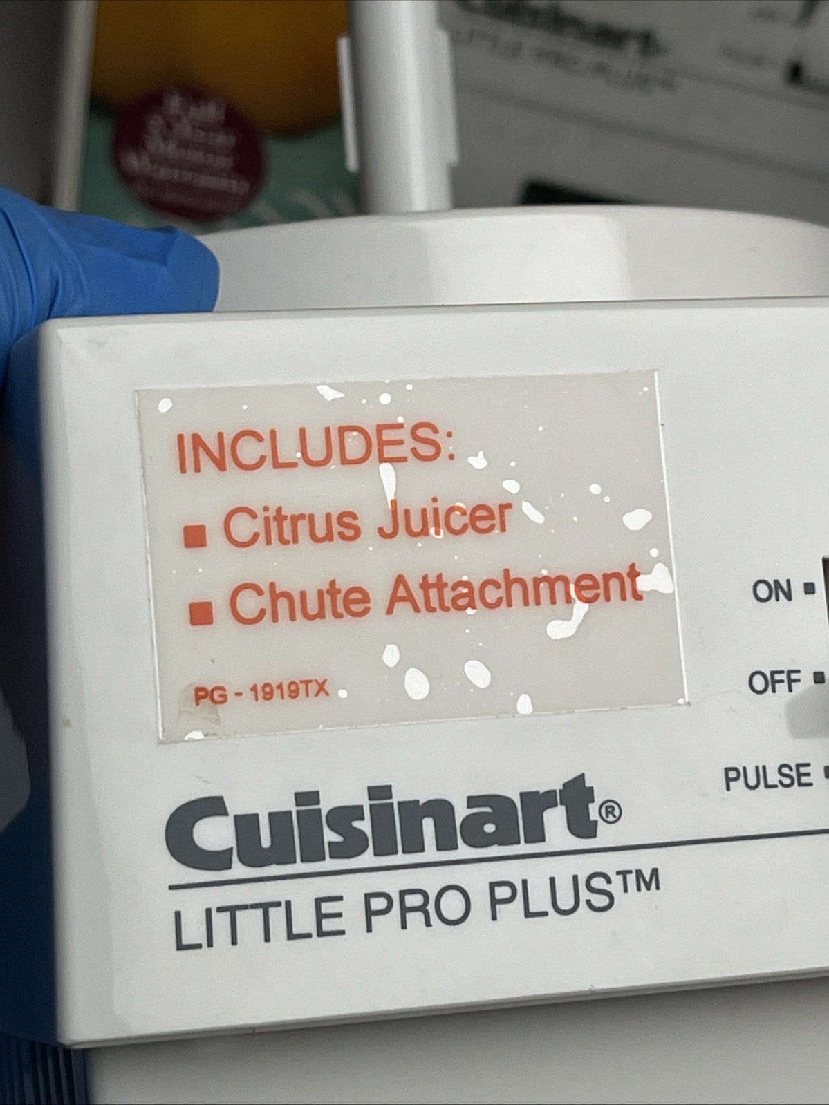 Cuisinart Little Pro Plus Food Processor Motor Base Only w/ Box – WORKS SEE VID