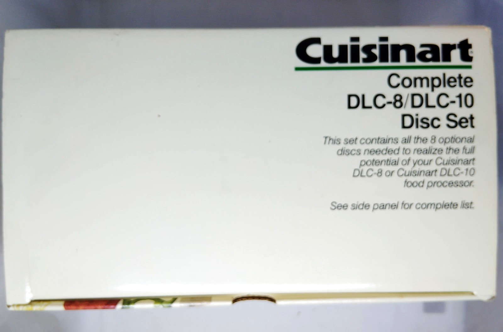 Cuisinart Complete DLC-8/DLC-10 Food Processor 8 Disc Set Most Never Used
