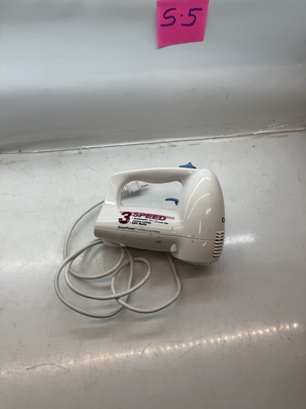 Cuisinart Smart Power 3 Speed Electronic Hand Mixer HTM-3TM Used