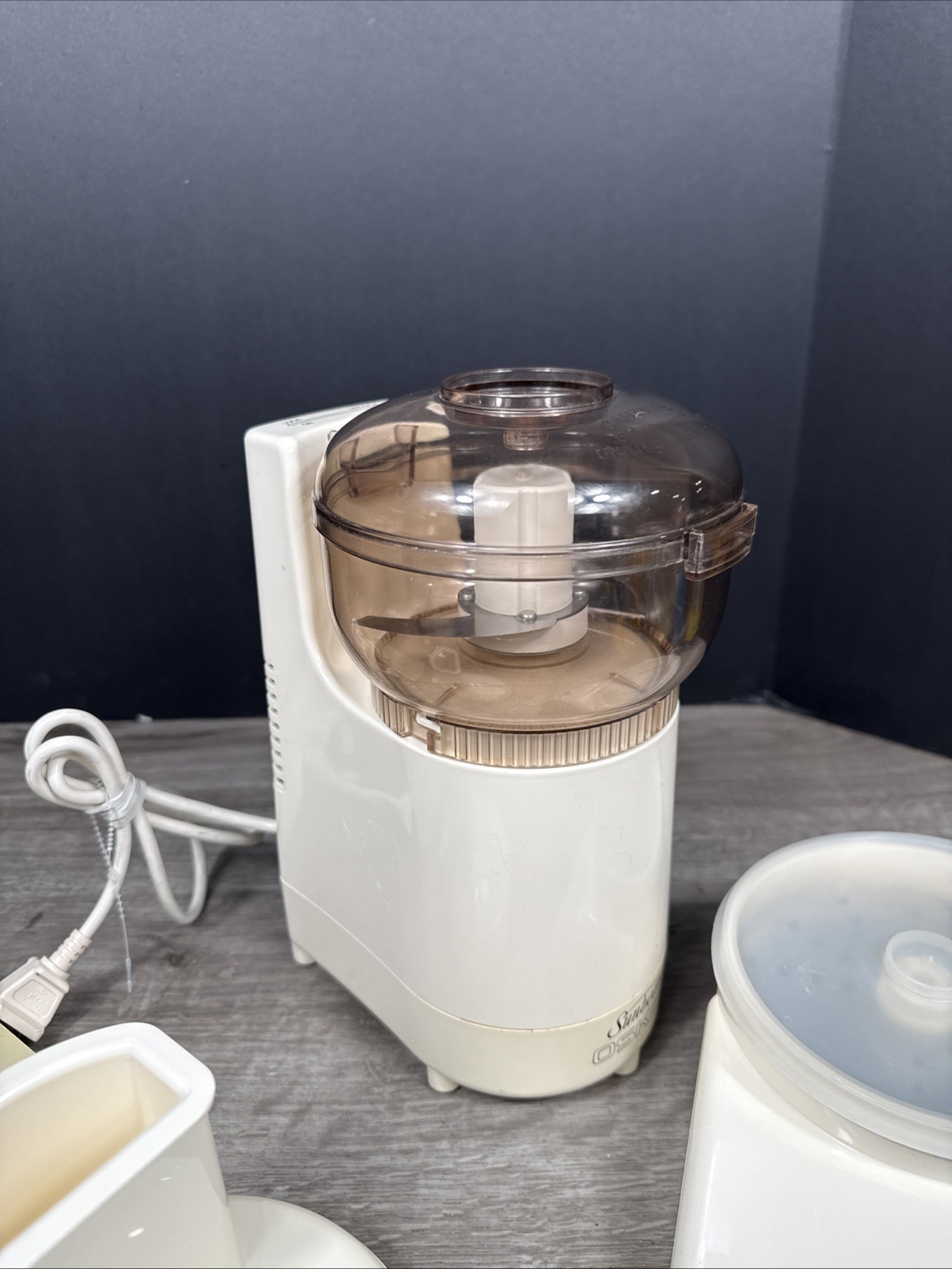 Sunbeam Oskar 14081 Food Processor Chopper W/ Attach & Storage – Made In France