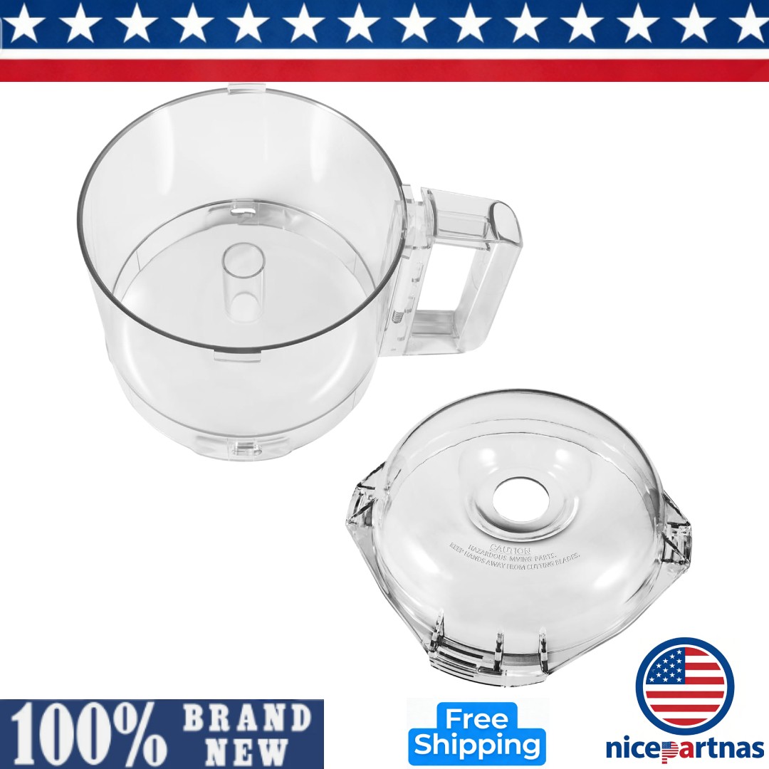 For 112203 106458S 3Qt Cutter Bowl & Lid Fits R2B R2N Series Food Processor Repl