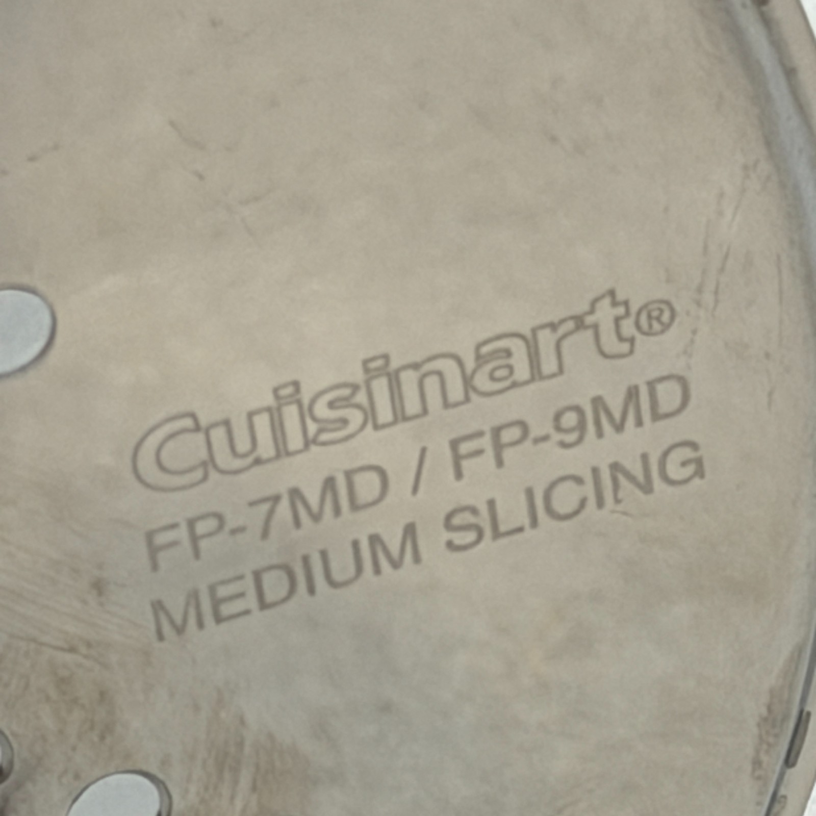Cuisinart Food Pro FP-7 FP-9 Fine Medium Slice Shred Disc Set FP-7FD 9FD 7MD 9MD