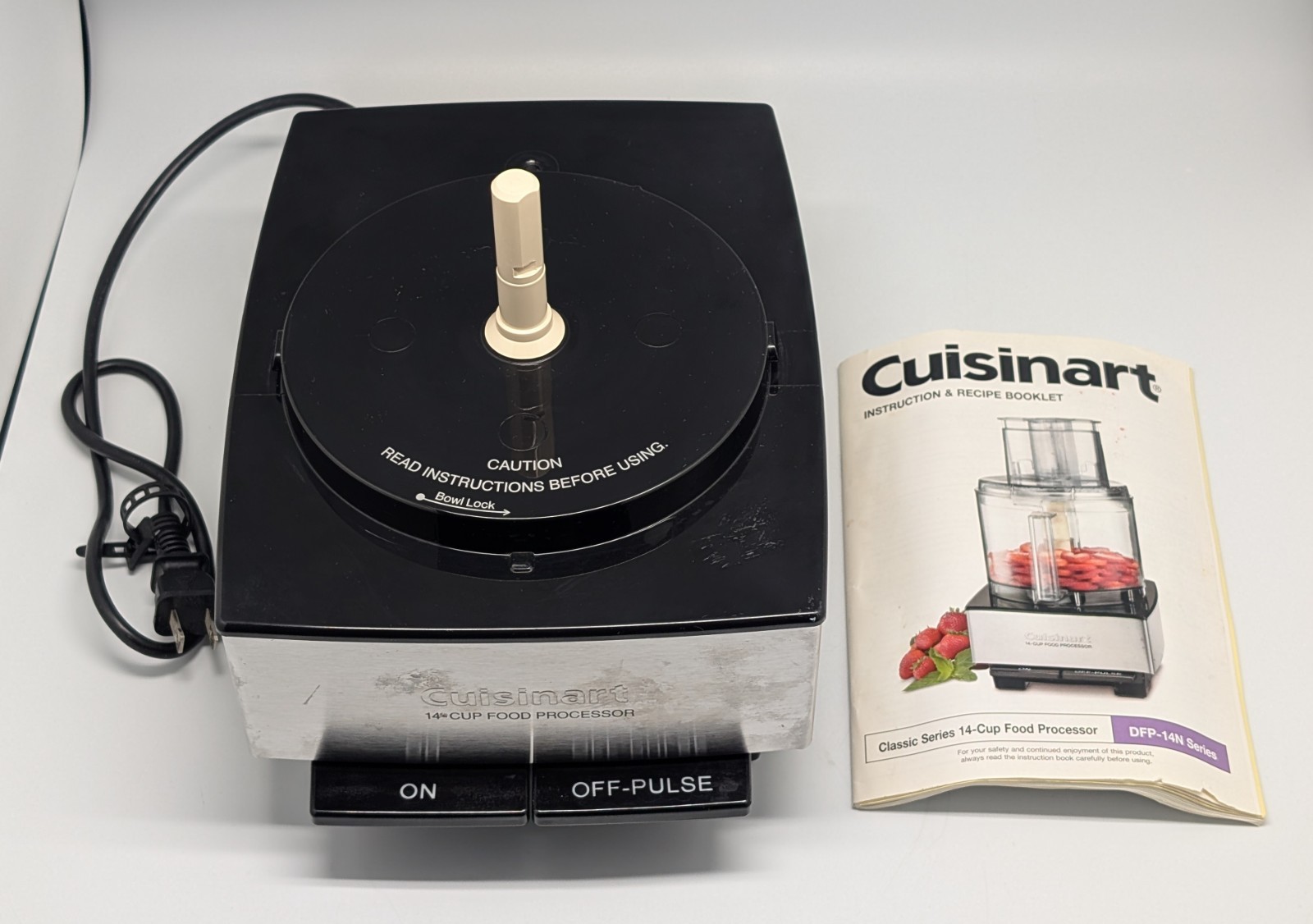 Cuisinart Custom 14 Cup Food Processor DFP-14BCN Motor Base Only w/ Manual