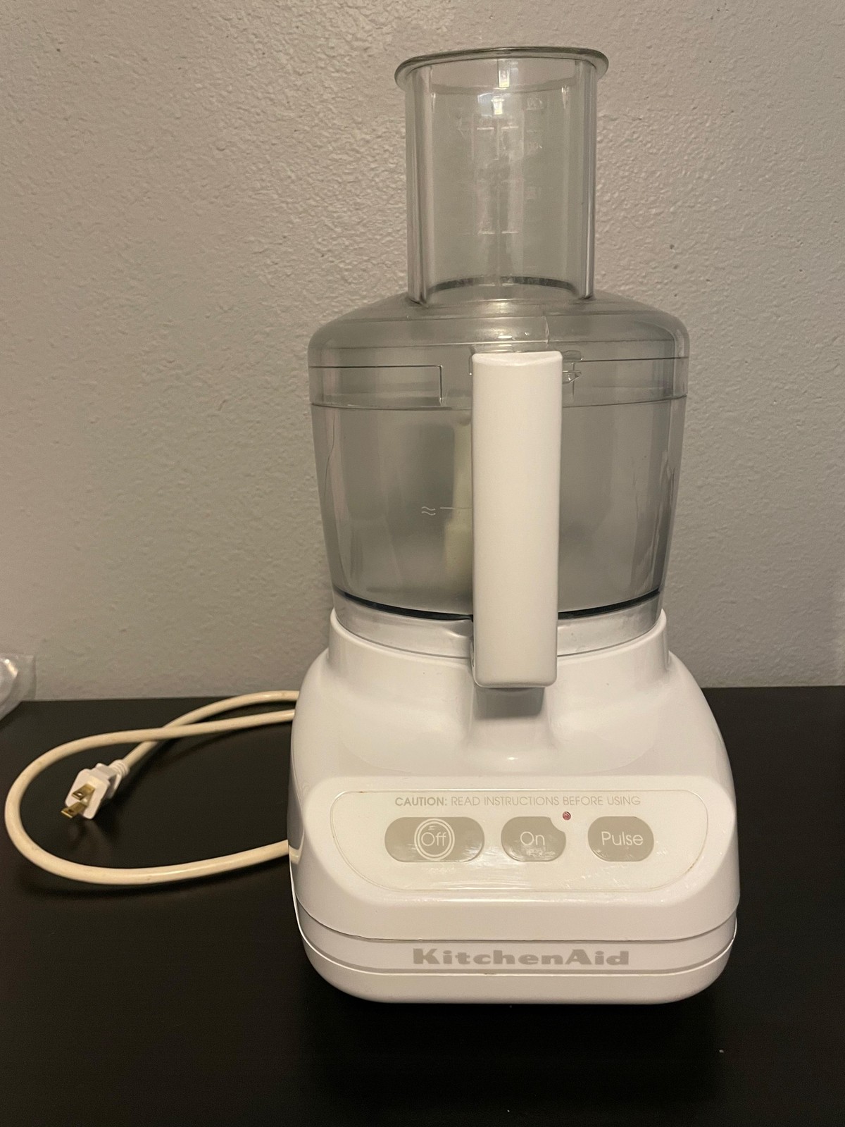 KitchenAid KFP600WW Ultra Power Food Processor White Bowl Lid S Blade France