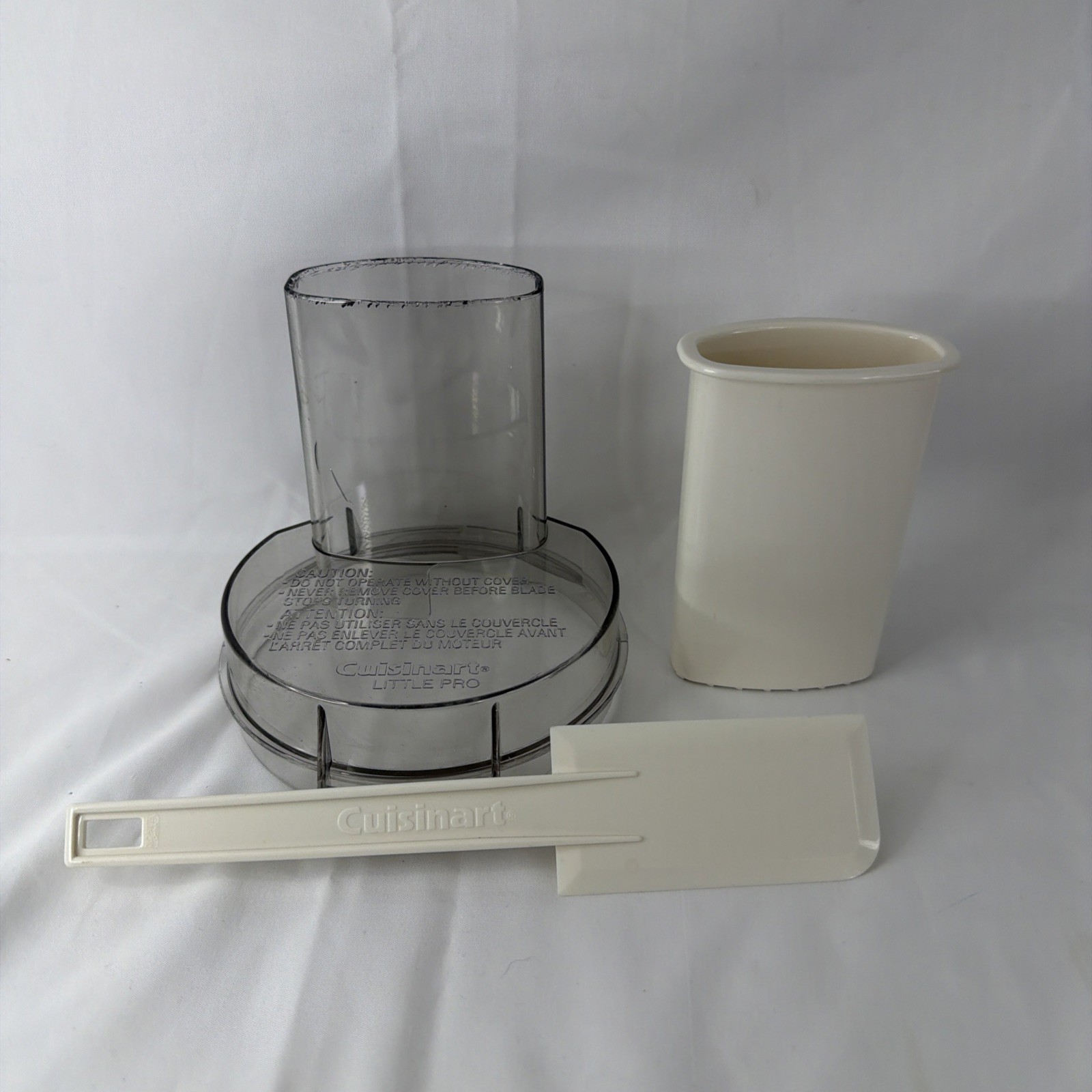 Cuisinart Little Pro Plus Food Processor Lid Spatula Pusher DLC 502, 504, 506
