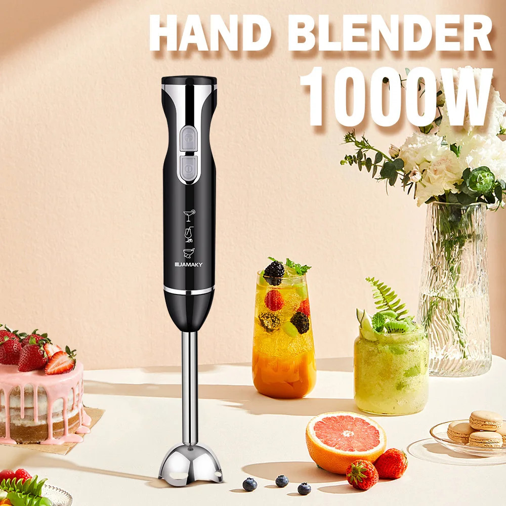 Home Portable Handheld Cooking Stick 1000W 5 in 1 Multi-Function Blender Food Pr