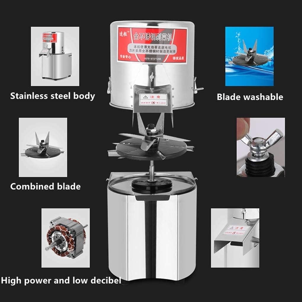110V 600W Commercial Food Processor Machine, High Power Electric Vegetable Me…