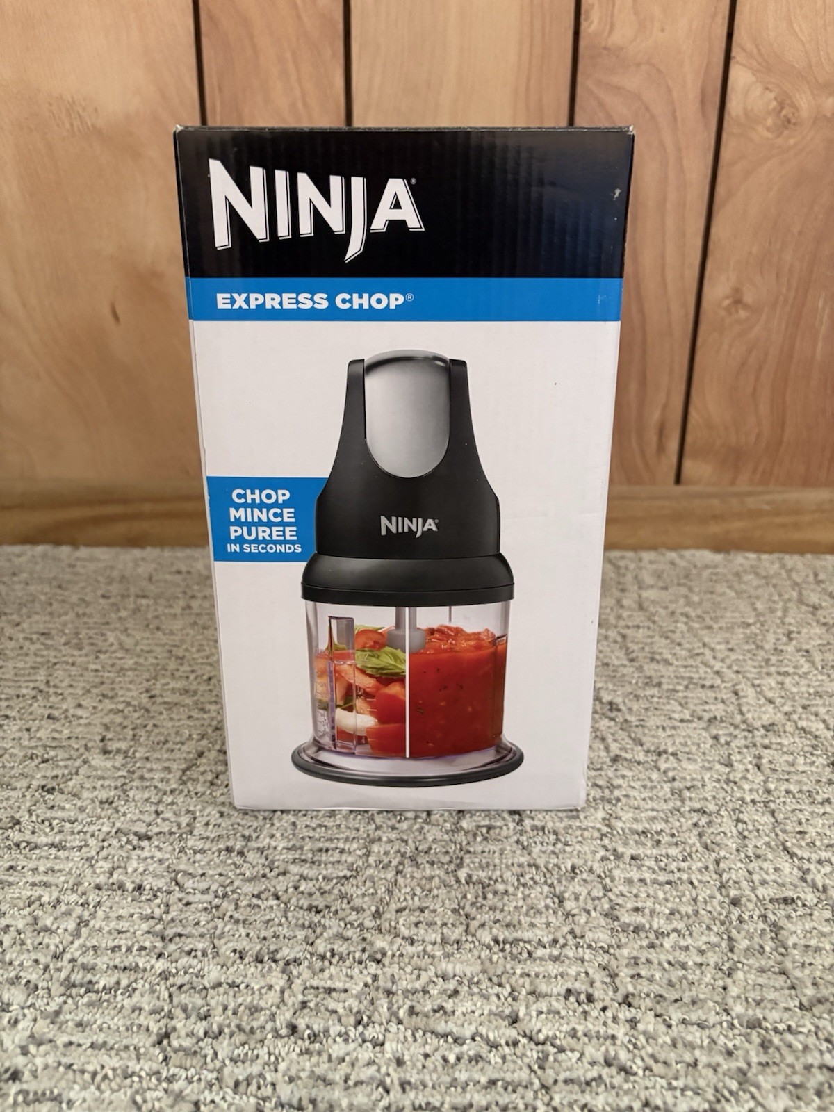 Ninja Express Chop Food Chopper 16 oz Bowl Chop Mince Purée FAST NJ100GR NIB