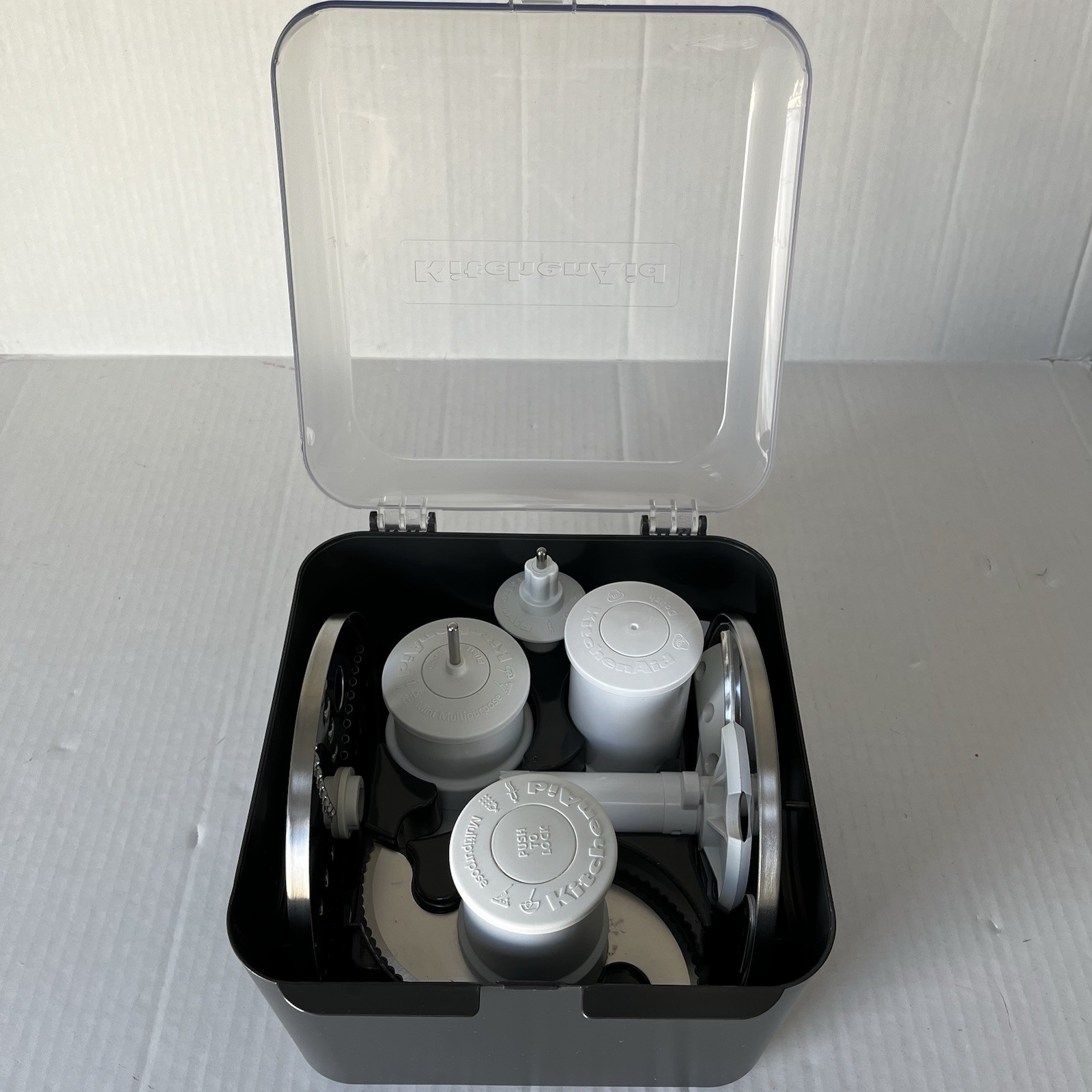 KitchenAid Food Processor Accessories Kit Attachments Blades Disc Case/Storage